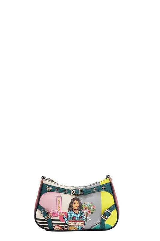 Nicole Lee USA Crescent Shaped Crossbody Bag - Codrington Expressions