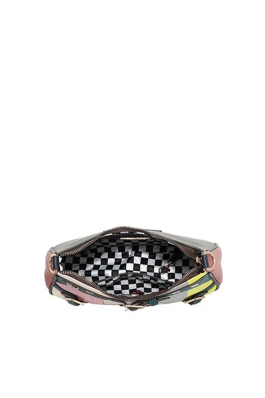 Nicole Lee USA Crescent Shaped Crossbody Bag - Codrington Expressions