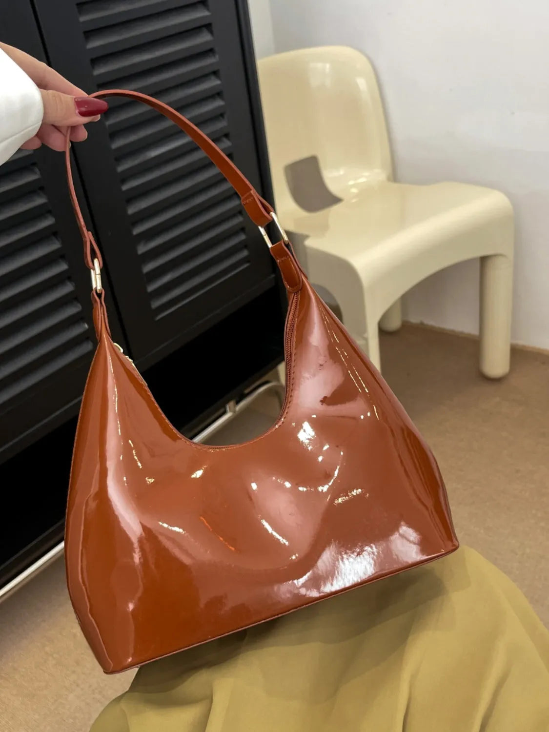 Mirror Surface Shoulder Bag - Codrington Expressions