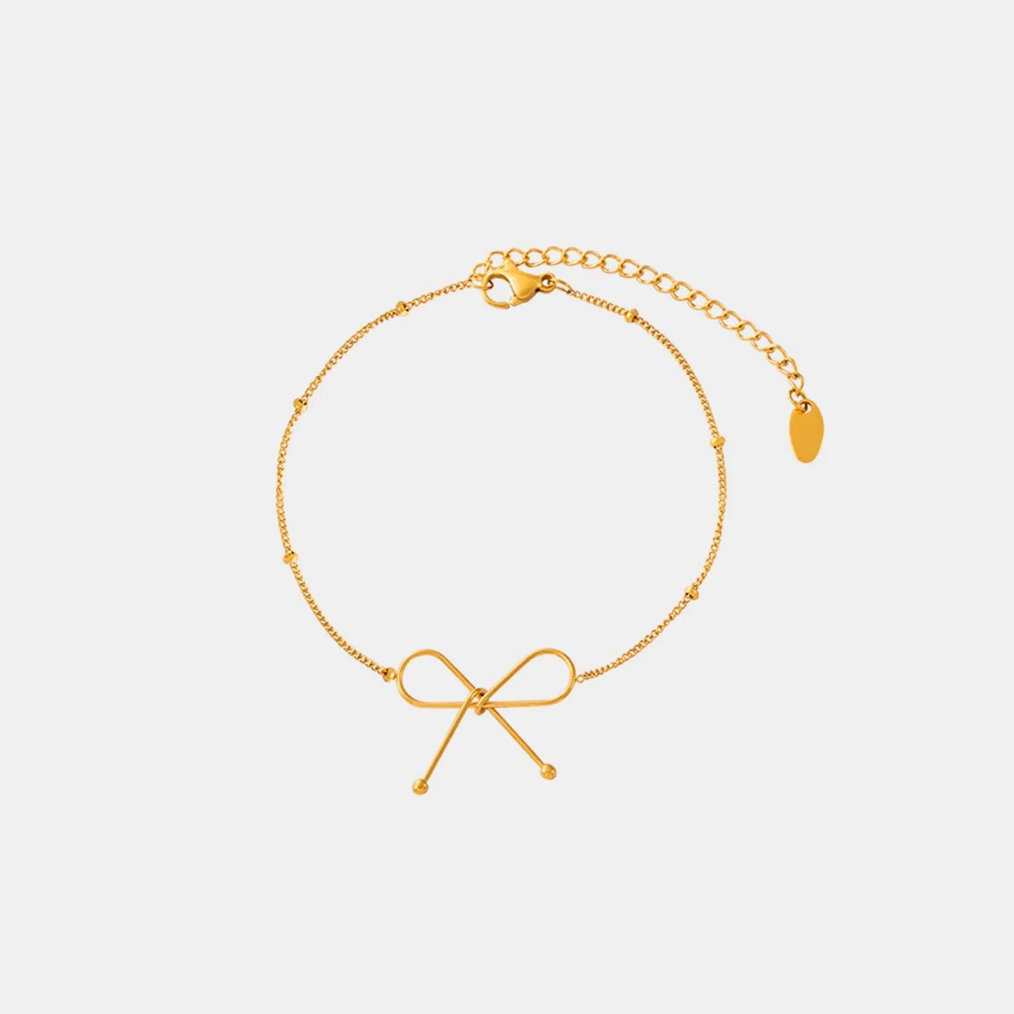 Titanium Steel Bow Bracelet - Codrington Expressions