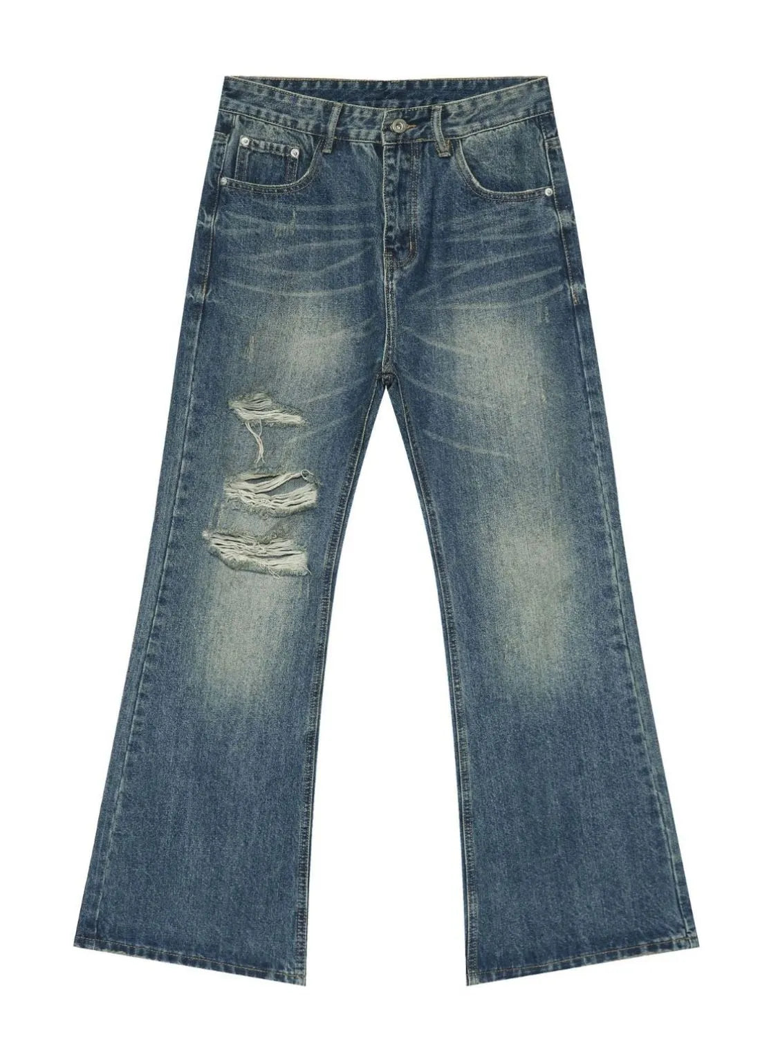 Men's Distressed Jeans with Pockets - Codrington Expressions