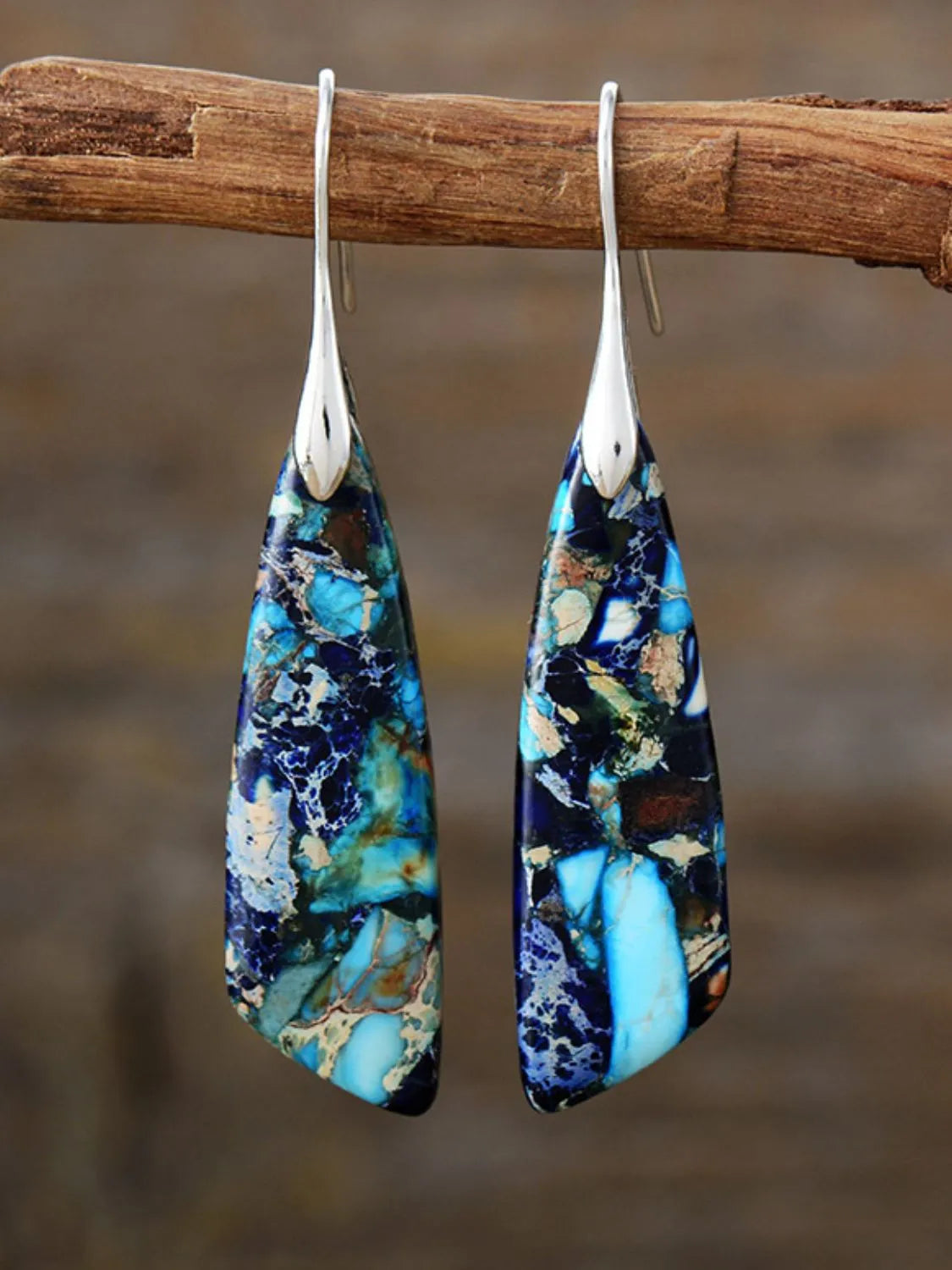 Geometrical Shape Dangle Earrings - Codrington Expressions