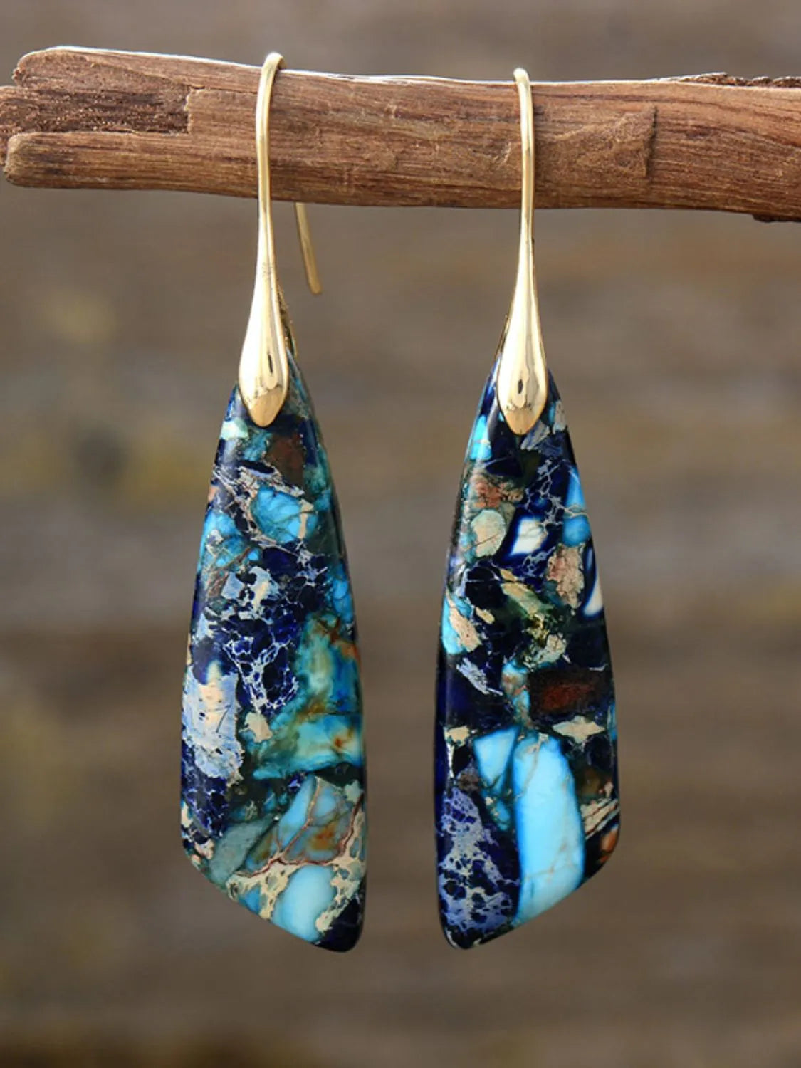 Geometrical Shape Dangle Earrings - Codrington Expressions