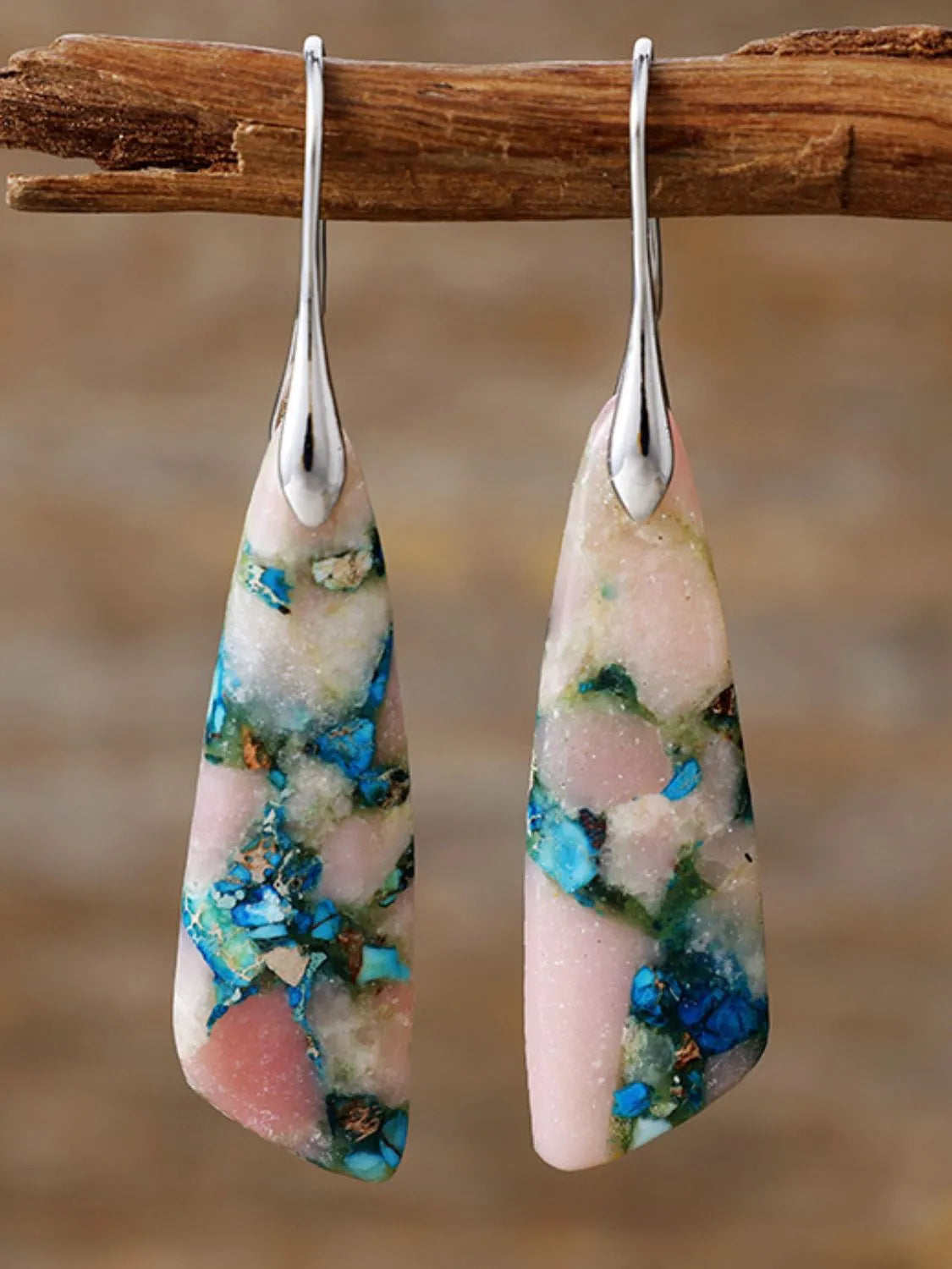 Geometrical Shape Dangle Earrings - Codrington Expressions