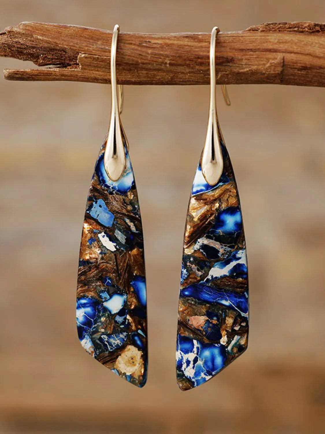 Geometrical Shape Dangle Earrings - Codrington Expressions