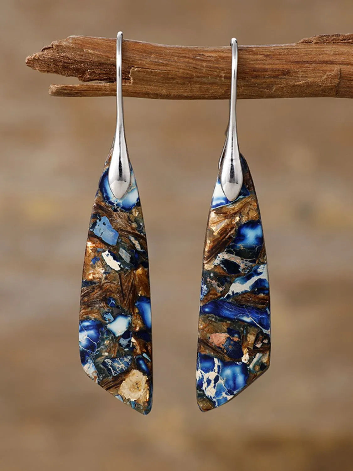 Geometrical Shape Dangle Earrings - Codrington Expressions
