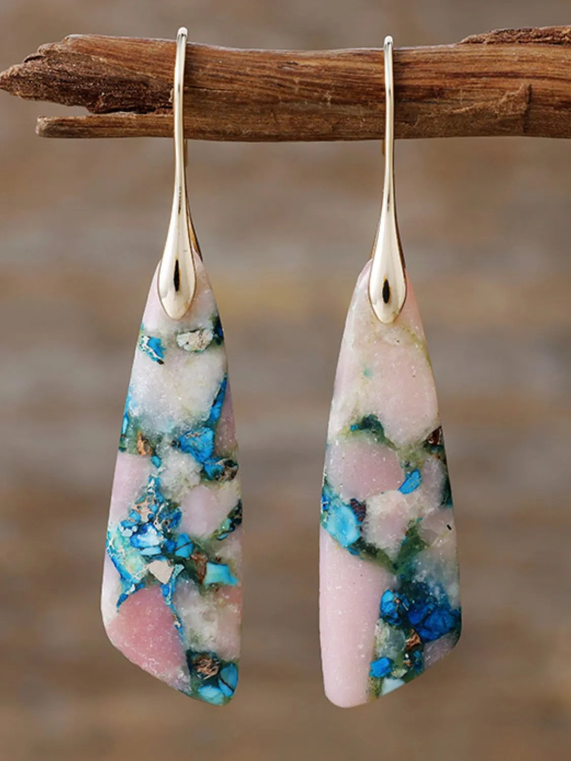 Geometrical Shape Dangle Earrings - Codrington Expressions