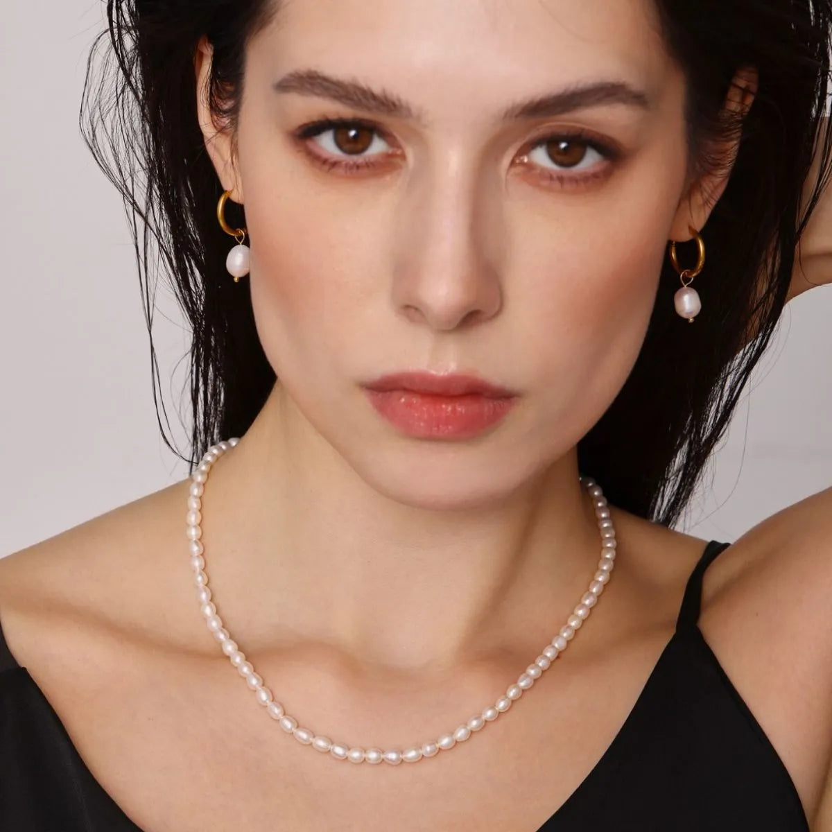 Pearl Necklace, Bracelet and Earrings 4-Piece Jewelry Set - Codrington Expressions