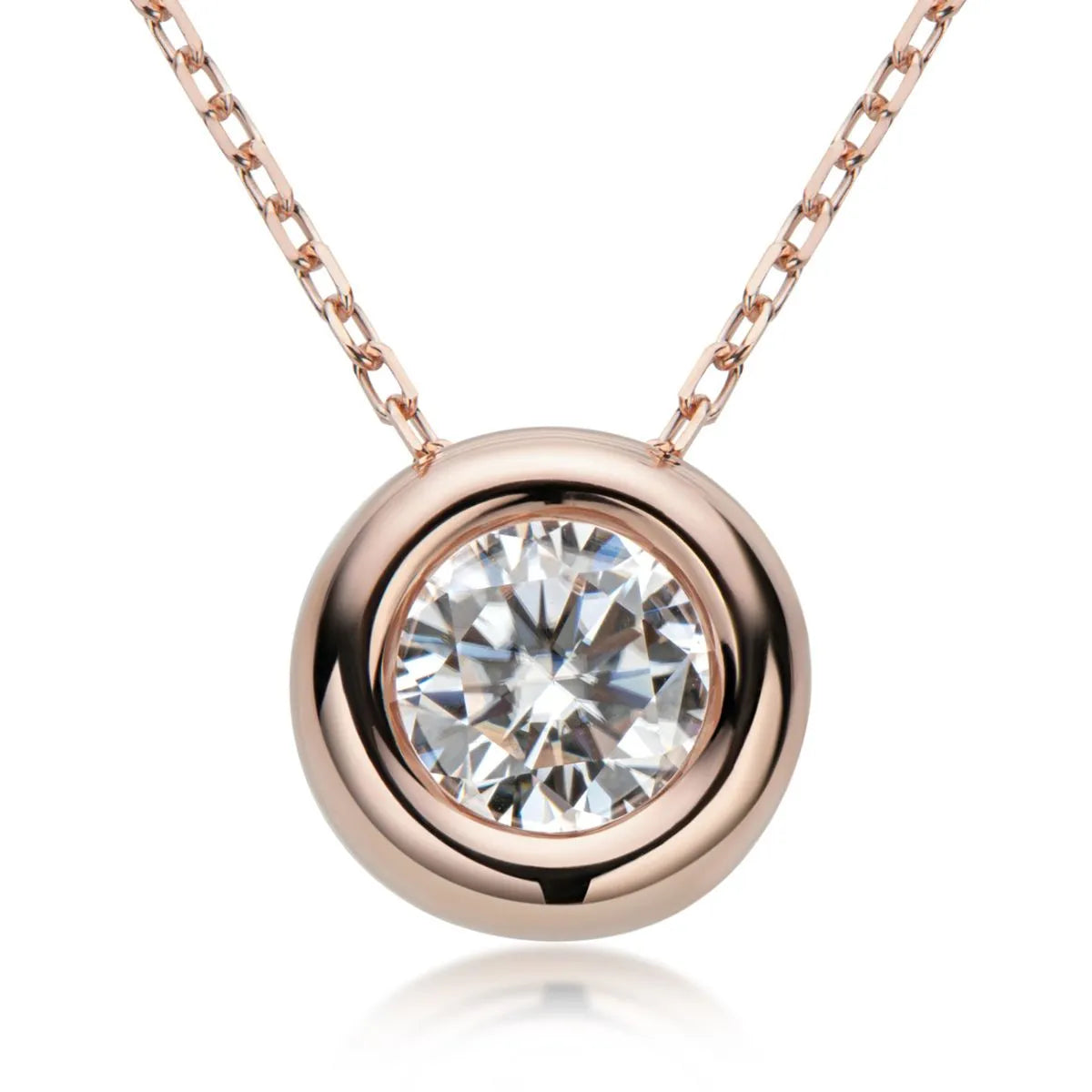 1 Carat Moissanite 925 Sterling Silver Necklace - Codrington Expressions