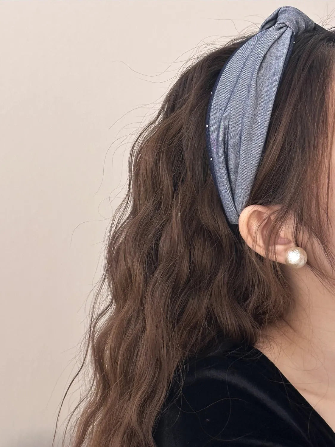 Knotted Polyester Wide Headband - Codrington Expressions