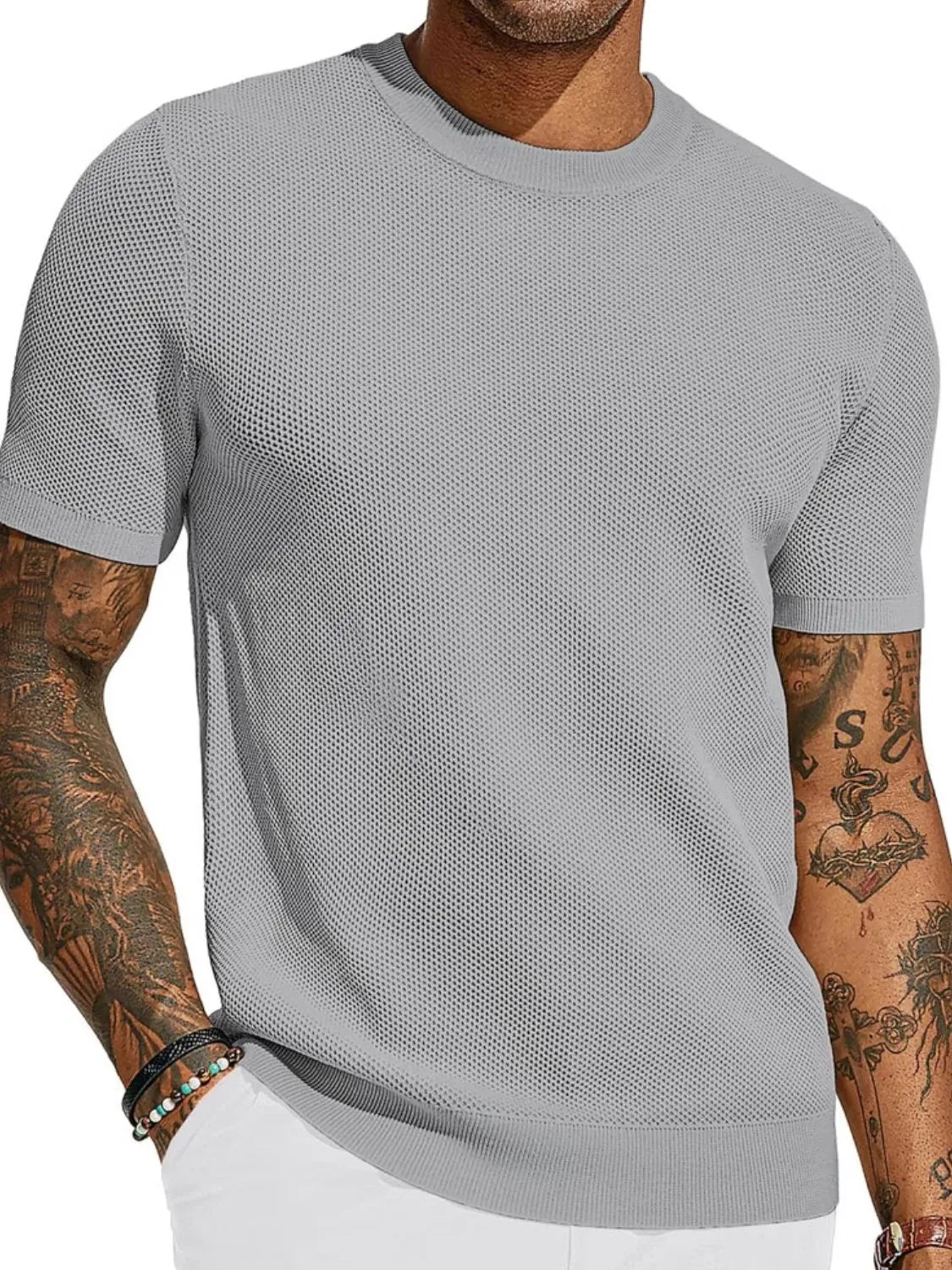 Men's Full Size Round Neck Short Sleeve T-Shirt Plus Size - Codrington Expressions