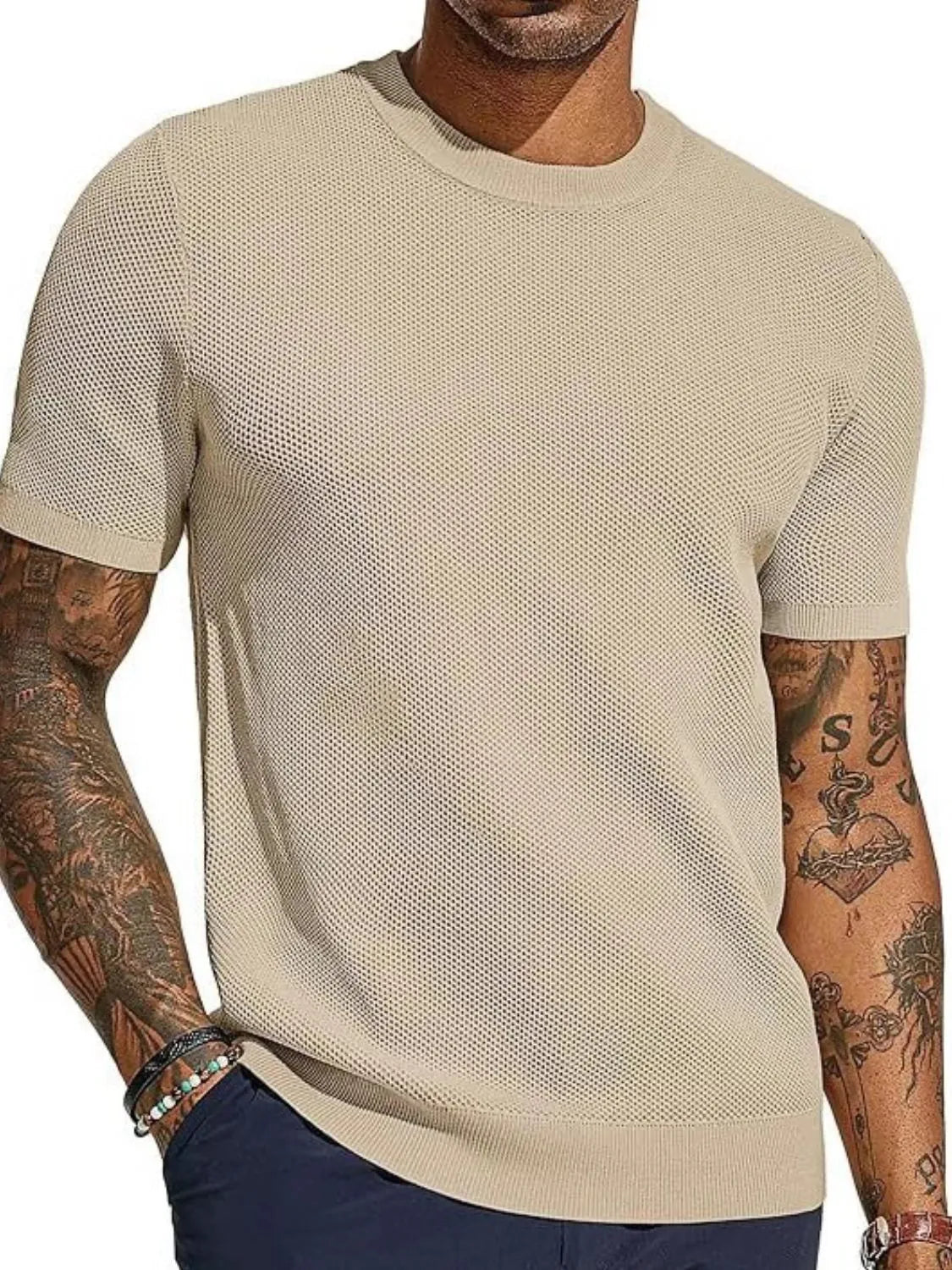 Men's Full Size Round Neck Short Sleeve T-Shirt Plus Size - Codrington Expressions