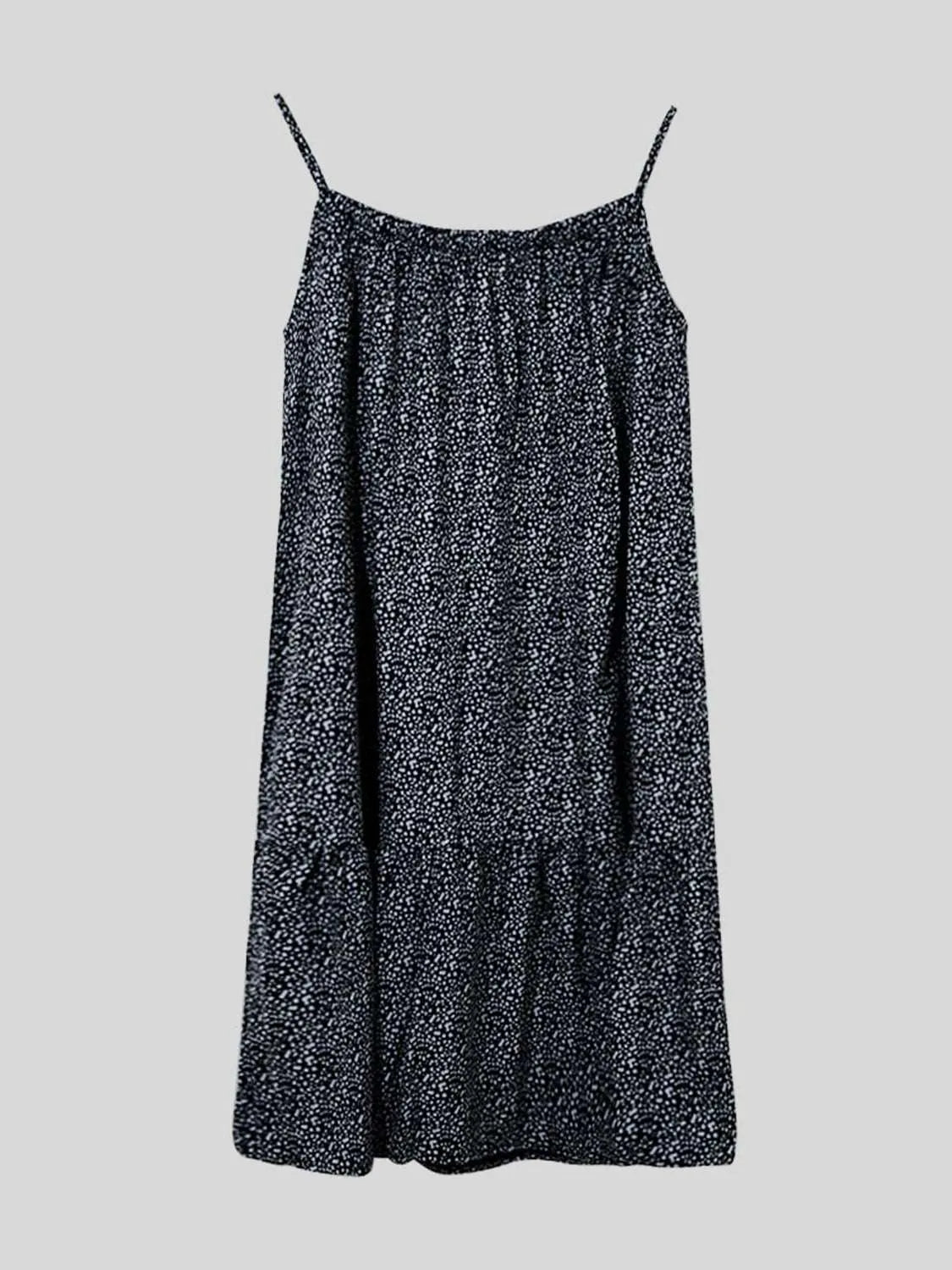 Full Size Printed Sleeveless Mini Cami Dress - Codrington Expressions