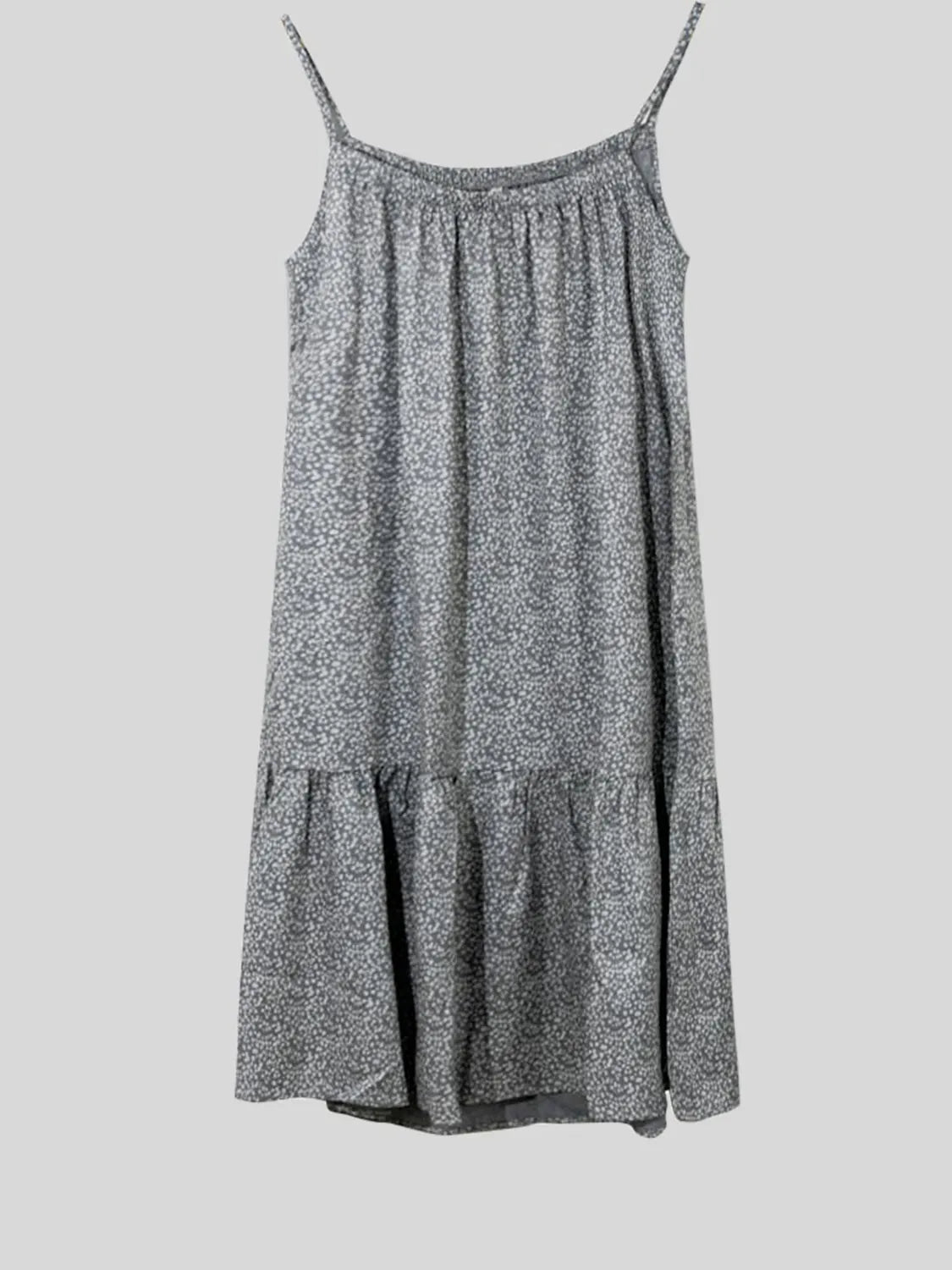 Full Size Printed Sleeveless Mini Cami Dress - Codrington Expressions