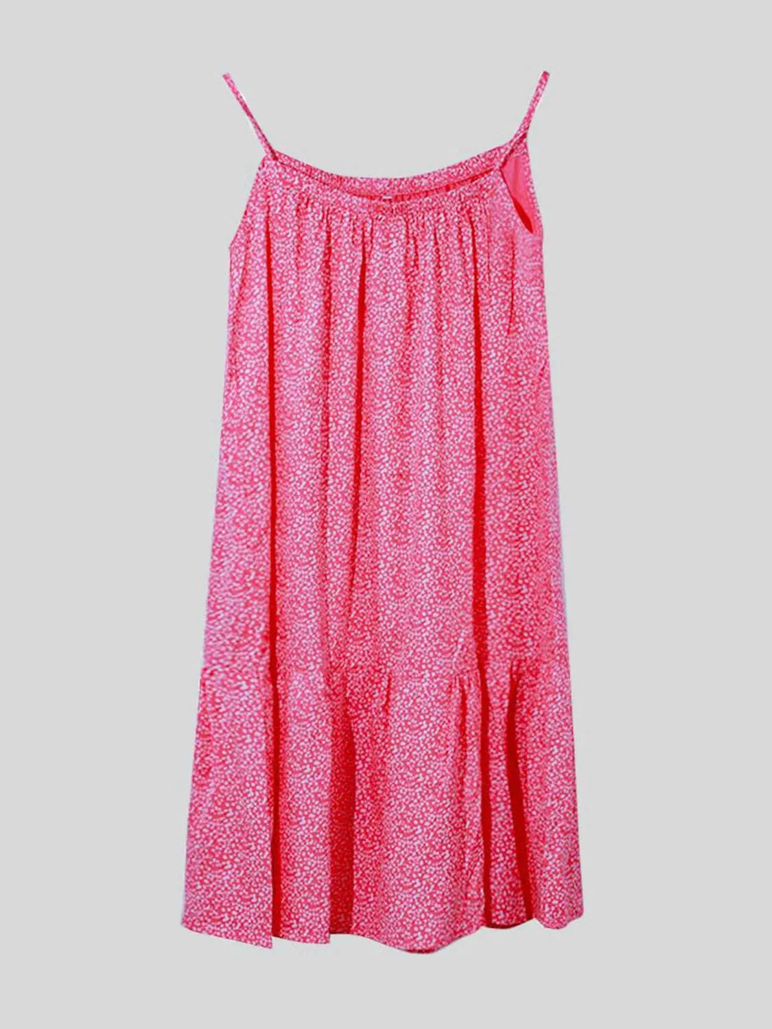 Full Size Printed Sleeveless Mini Cami Dress - Codrington Expressions