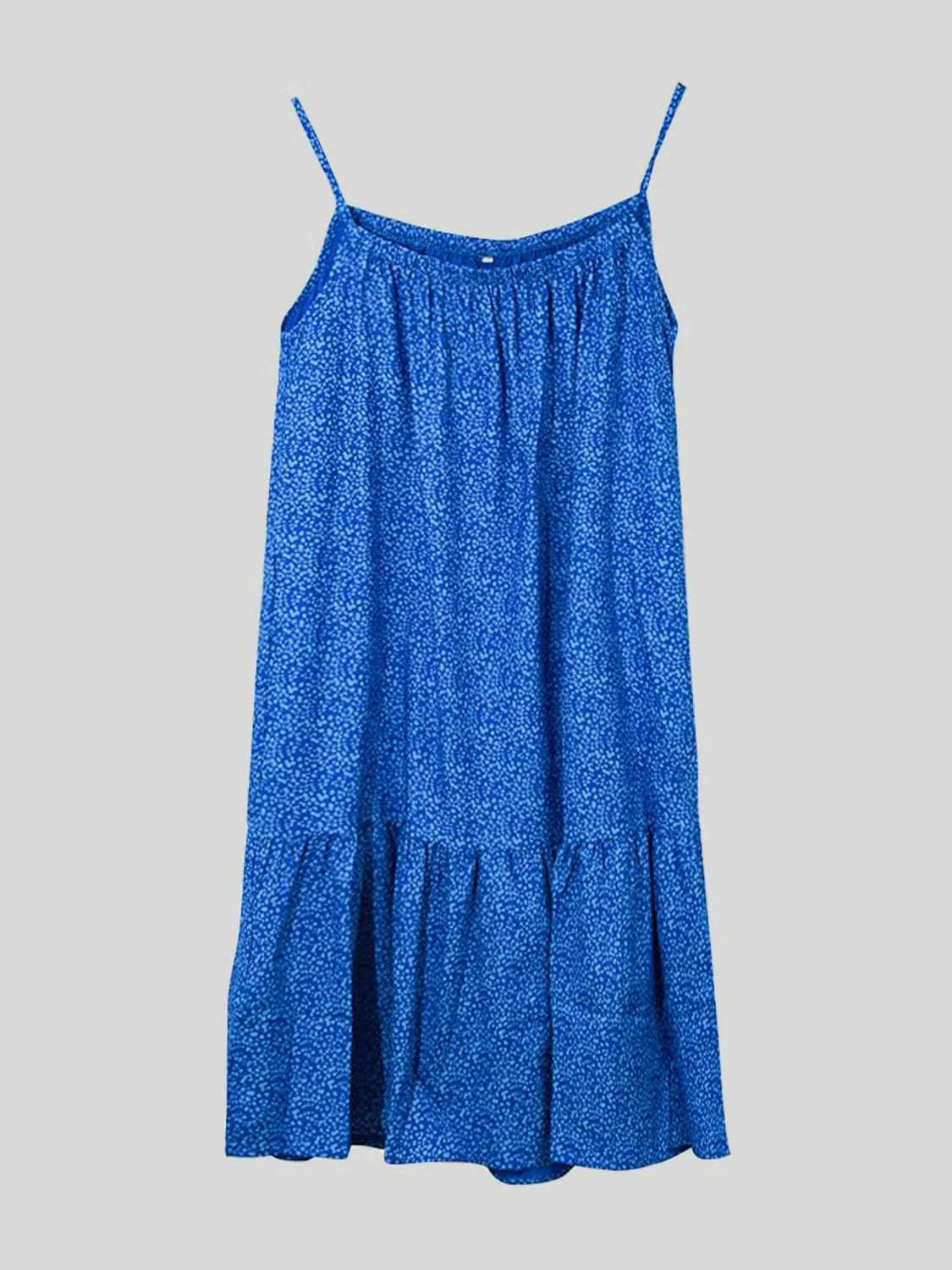 Full Size Printed Sleeveless Mini Cami Dress - Codrington Expressions