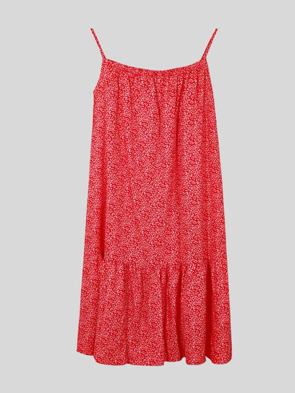 Full Size Printed Sleeveless Mini Cami Dress - Codrington Expressions