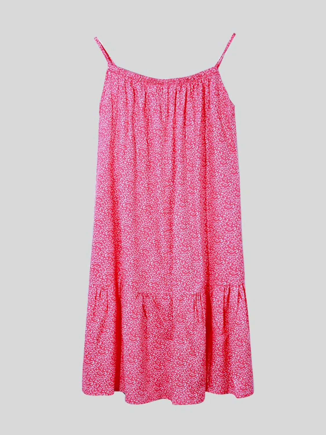 Full Size Printed Sleeveless Mini Cami Dress - Codrington Expressions