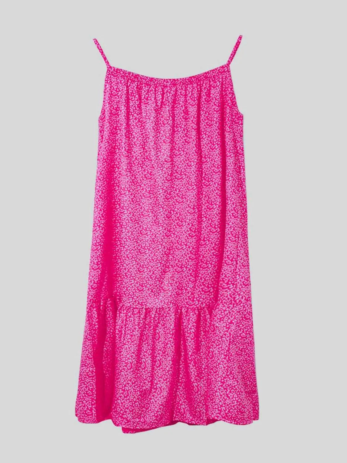 Full Size Printed Sleeveless Mini Cami Dress - Codrington Expressions