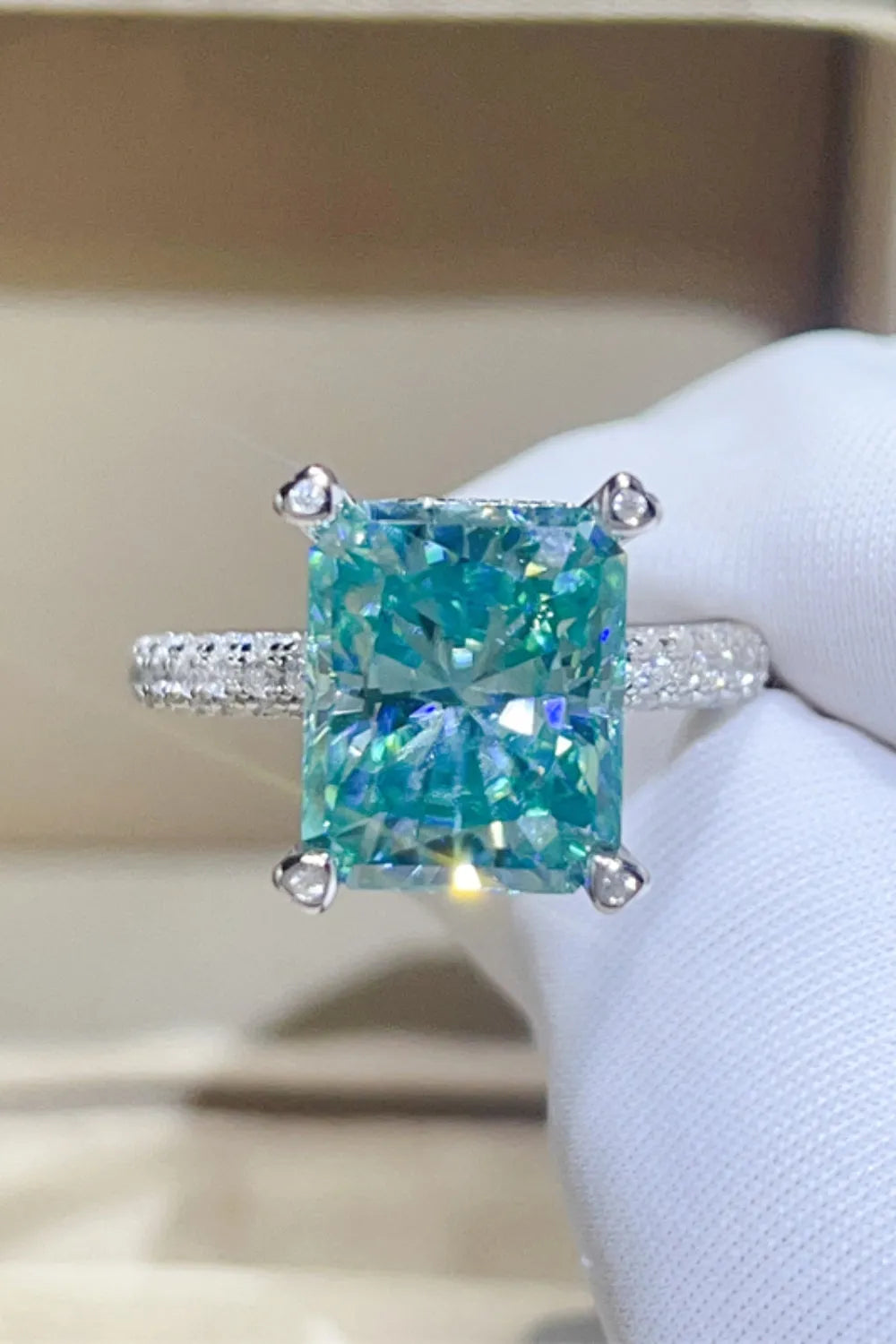 5 Carat Moissanite 925 Sterling Silver Ring - Codrington Expressions
