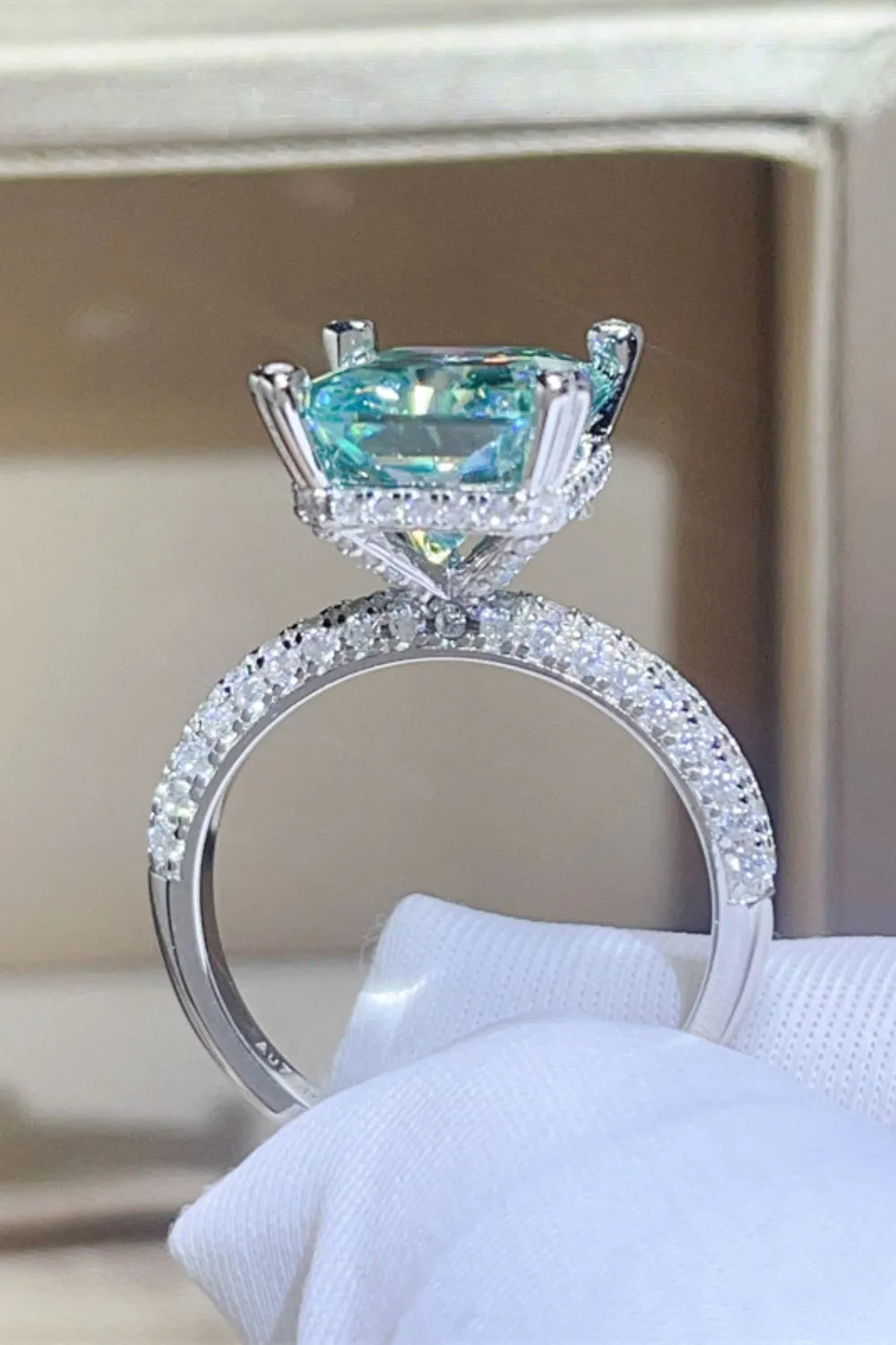 5 Carat Moissanite 925 Sterling Silver Ring - Codrington Expressions