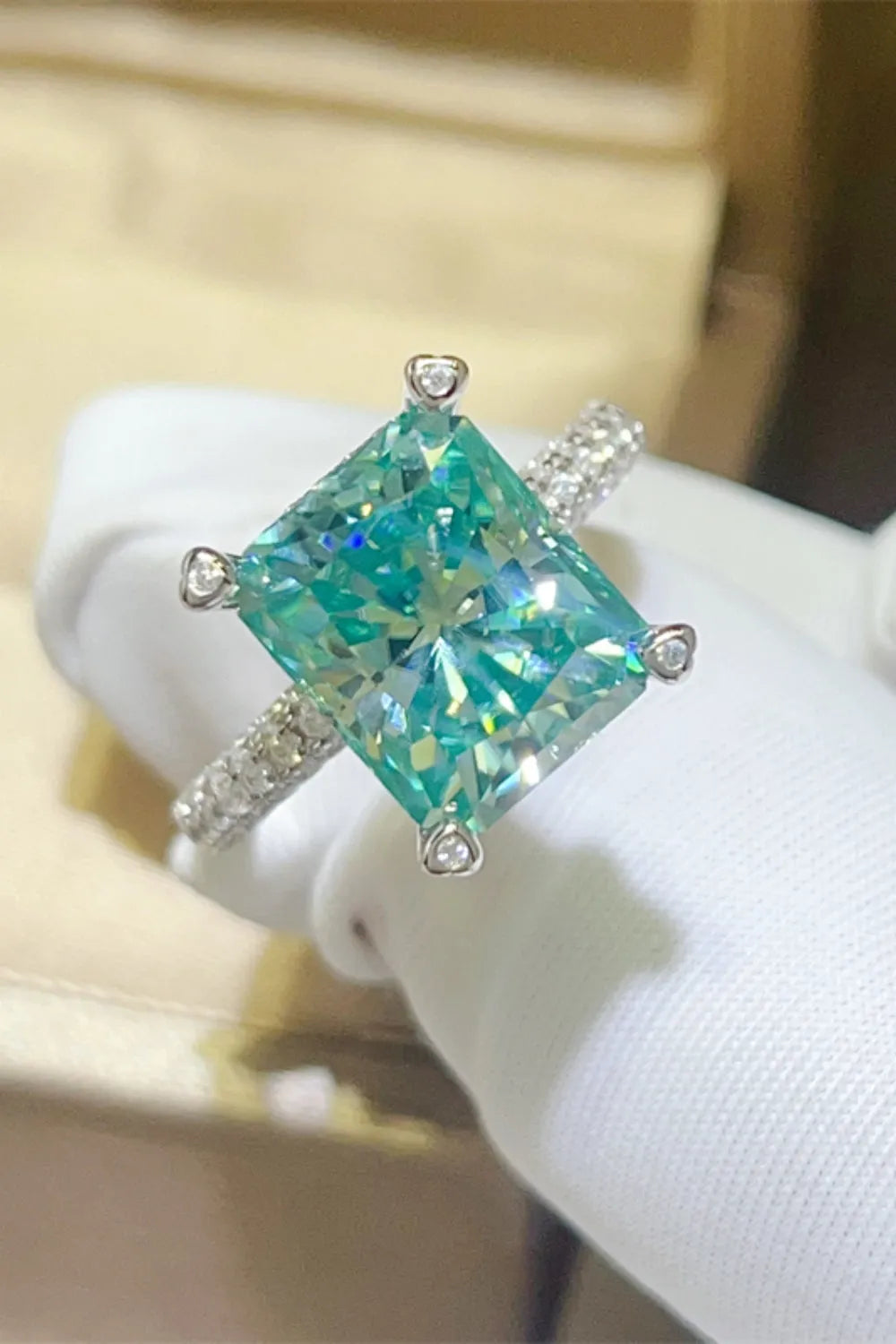 5 Carat Moissanite 925 Sterling Silver Ring - Codrington Expressions
