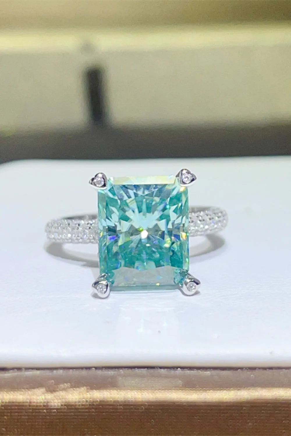 5 Carat Moissanite 925 Sterling Silver Ring - Codrington Expressions
