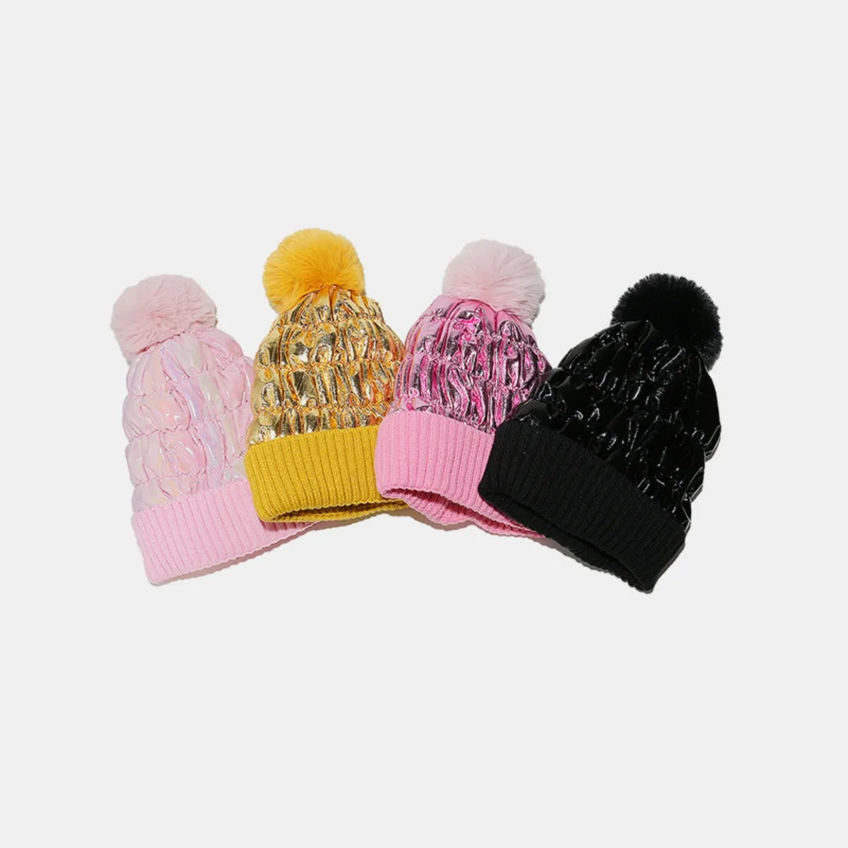 Thermal Knit Hat with Pompom - Codrington Expressions