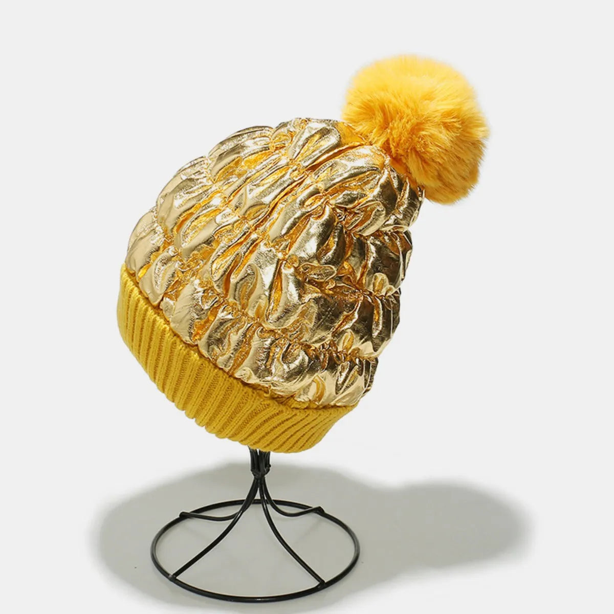 Thermal Knit Hat with Pompom - Codrington Expressions