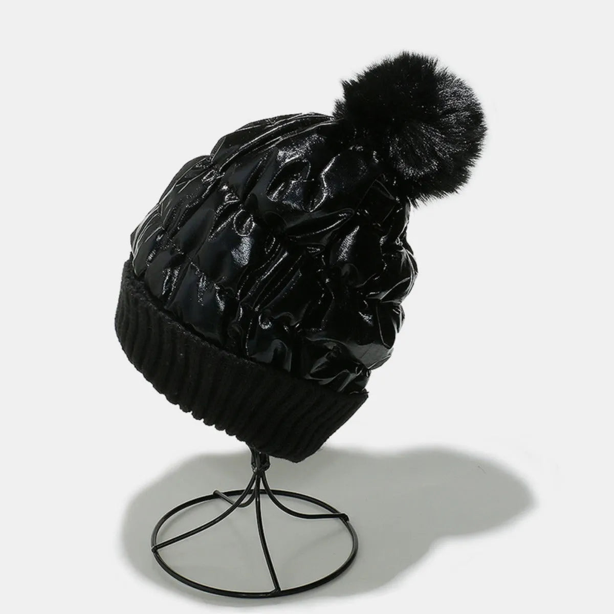 Thermal Knit Hat with Pompom - Codrington Expressions