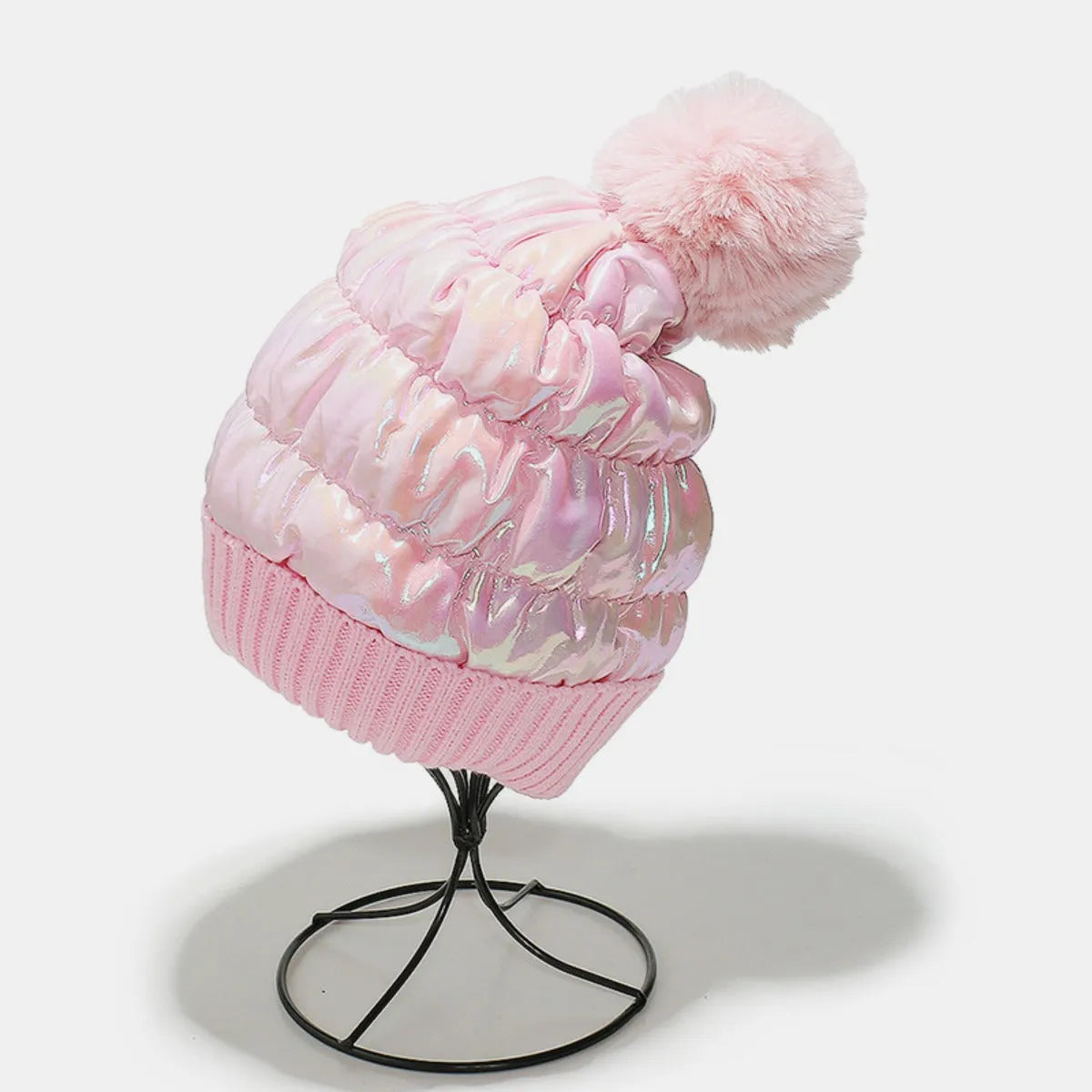 Thermal Knit Hat with Pompom - Codrington Expressions