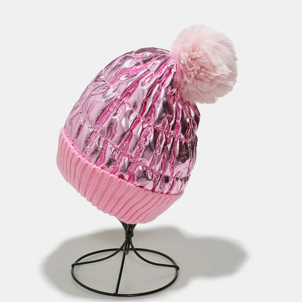 Thermal Knit Hat with Pompom - Codrington Expressions