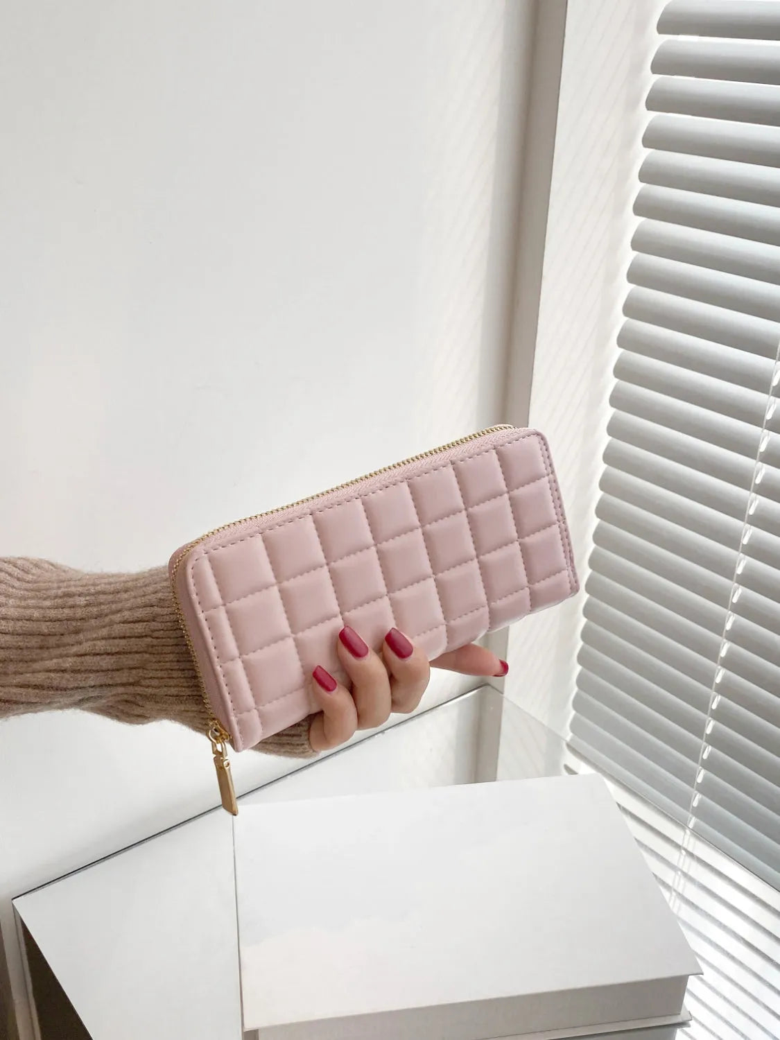 PU Leather Solid Color Wallet - Codrington Expressions