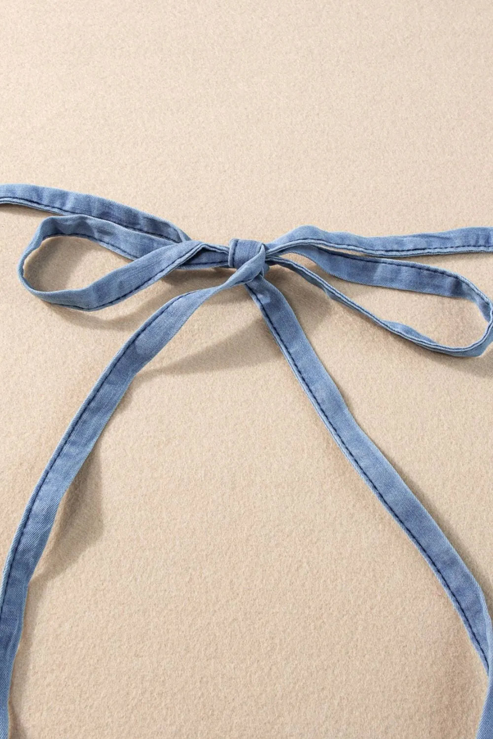 Square Neck Denim Overalls with Pockets - Codrington Expressions