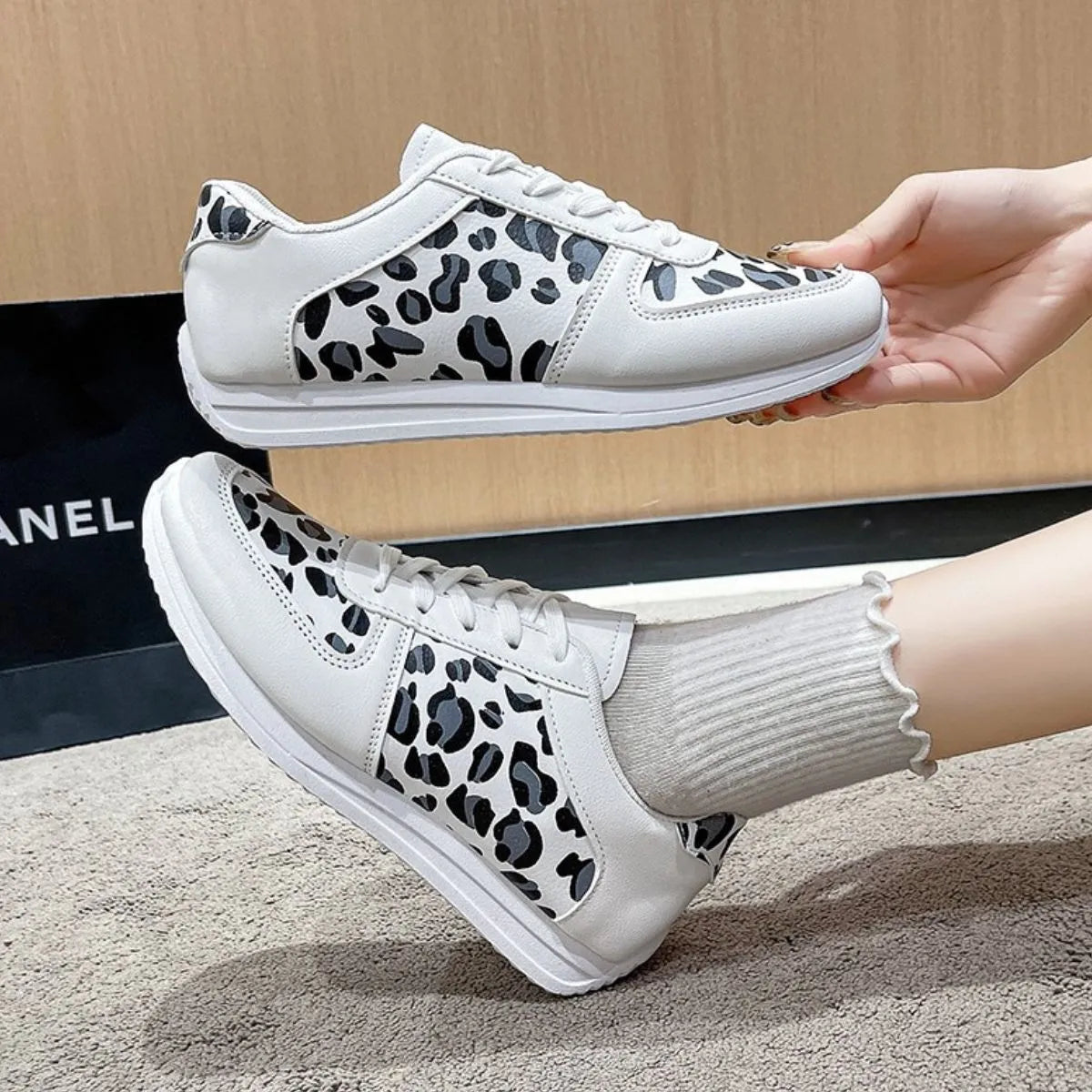 Round Toe Flats Sneakers - Codrington Expressions