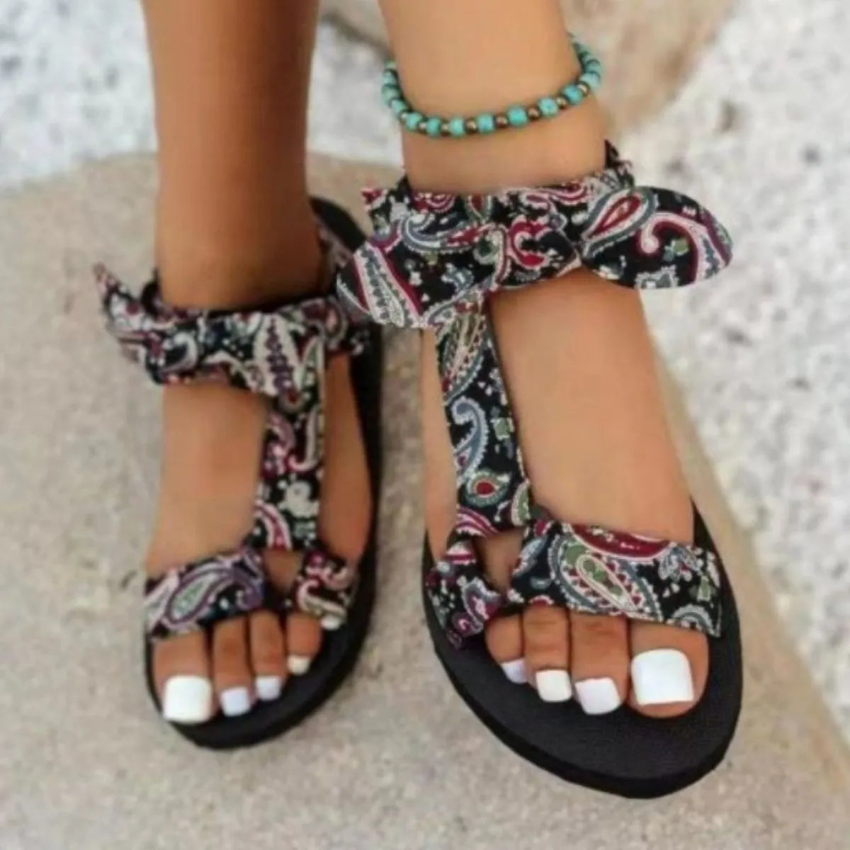 Open Toe Platform Sandals - Codrington Expressions