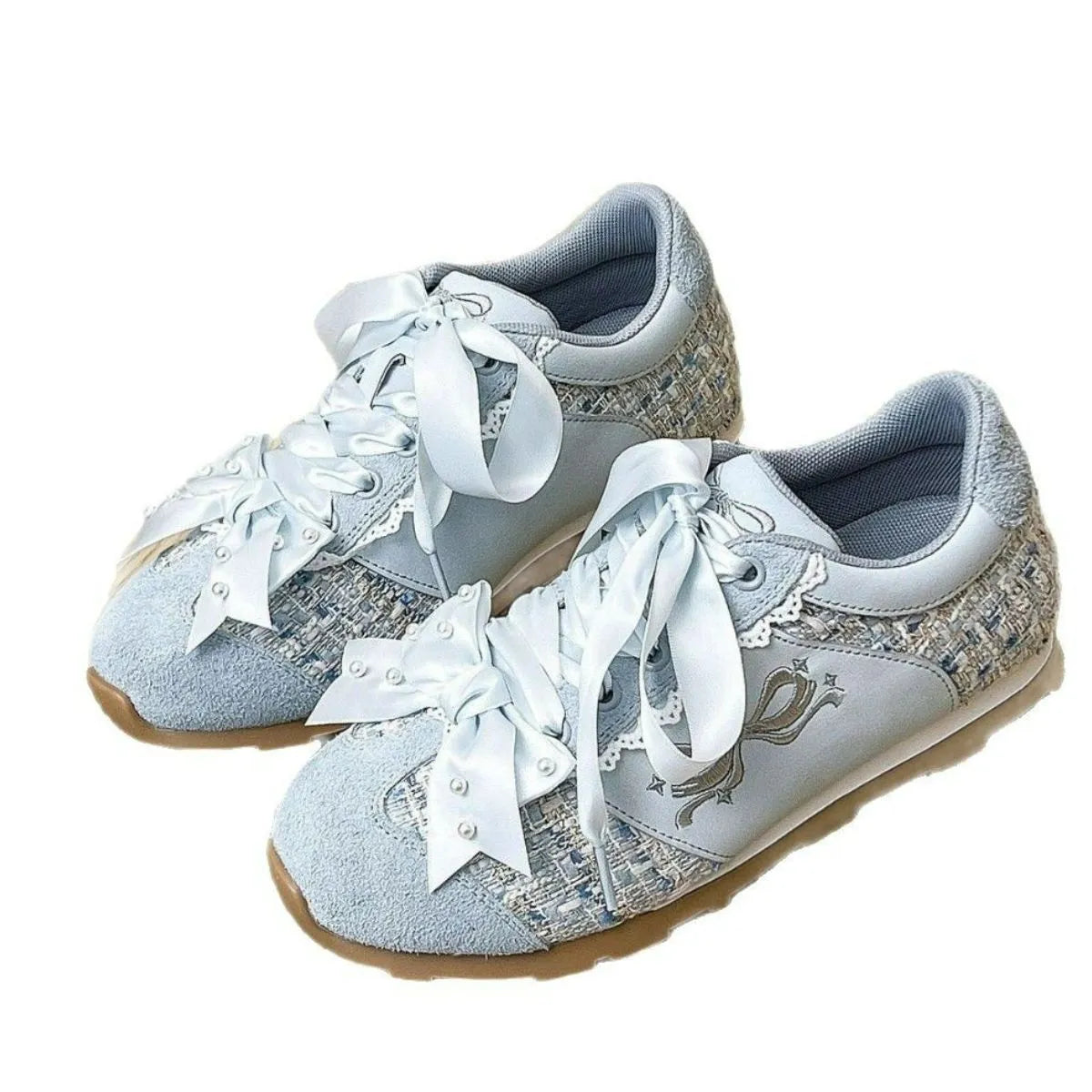Round Toe Flats Sneakers - Codrington Expressions