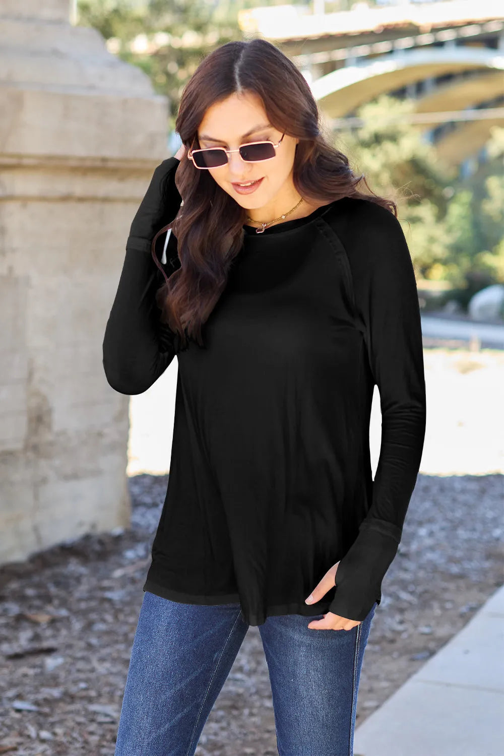 Basic Bae Full Size Round Neck Long Sleeve T-Shirt - Codrington Expressions