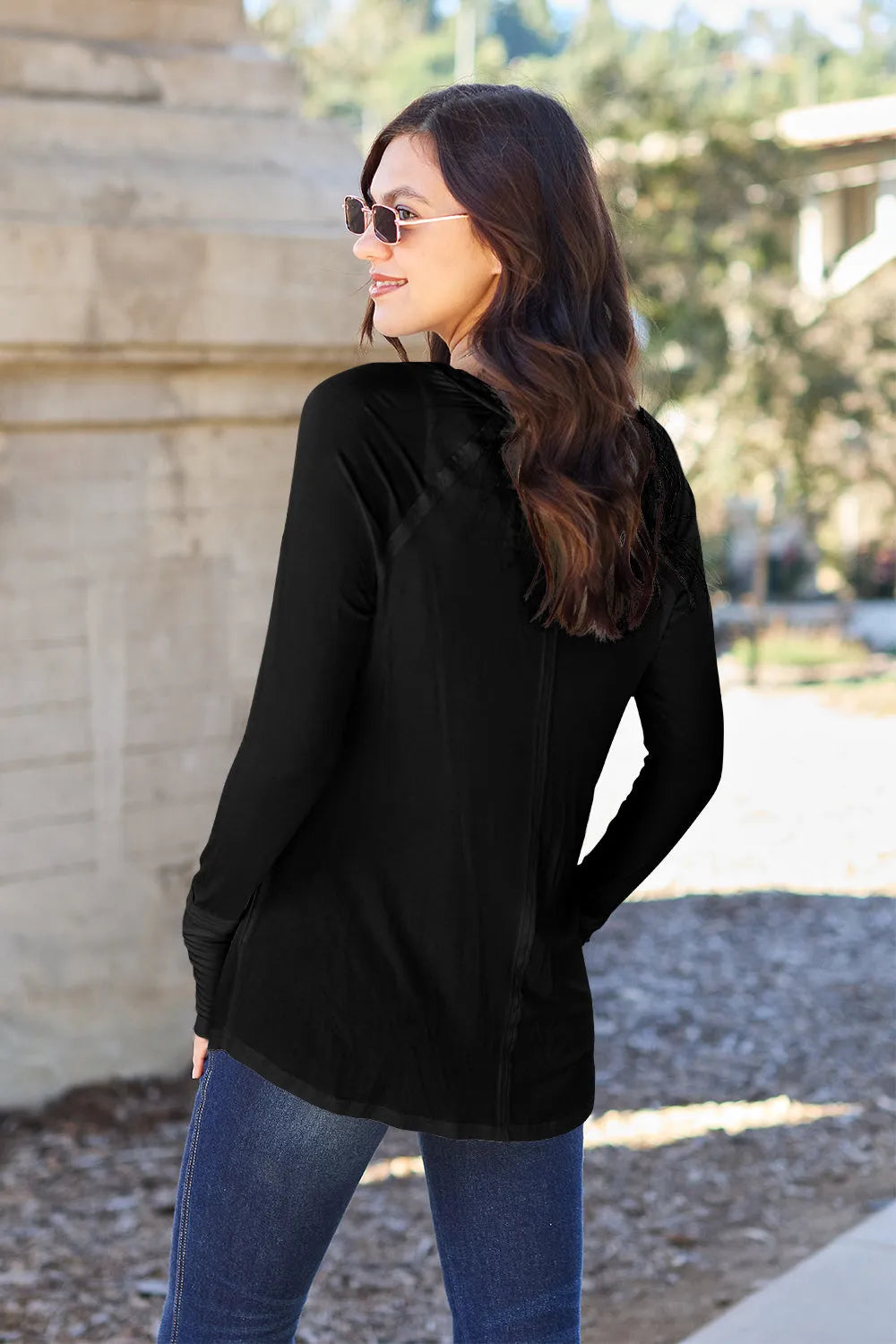 Basic Bae Full Size Round Neck Long Sleeve T-Shirt - Codrington Expressions