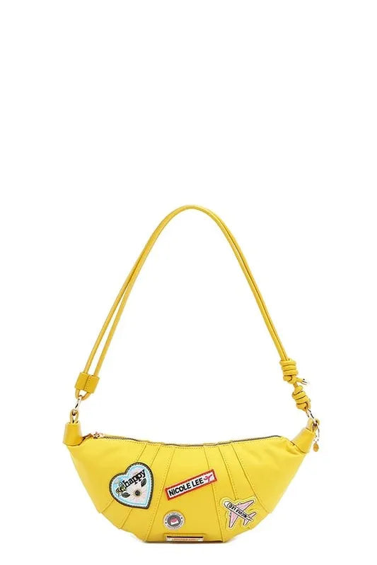 Nicole Lee USA Color Patch Croissant Bag - Codrington Expressions 