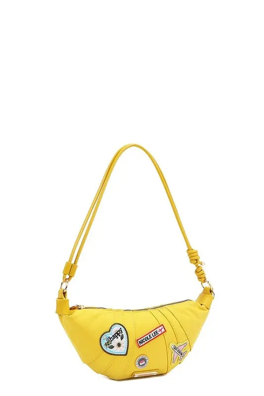 Nicole Lee USA Color Patch Croissant Bag - Codrington Expressions 