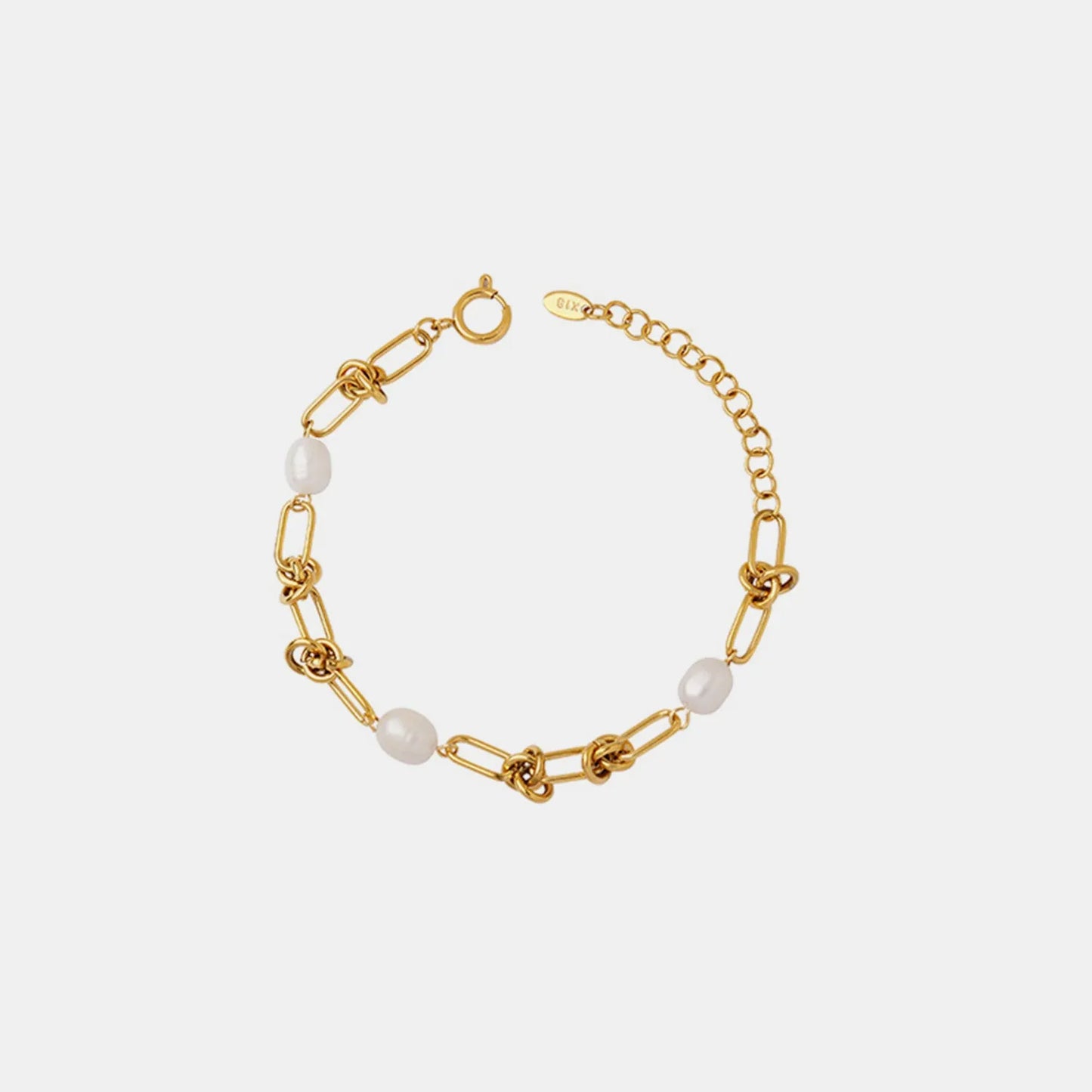 Freshwater Pearl Titanium Steel Bracelet - Codrington Expressions 
