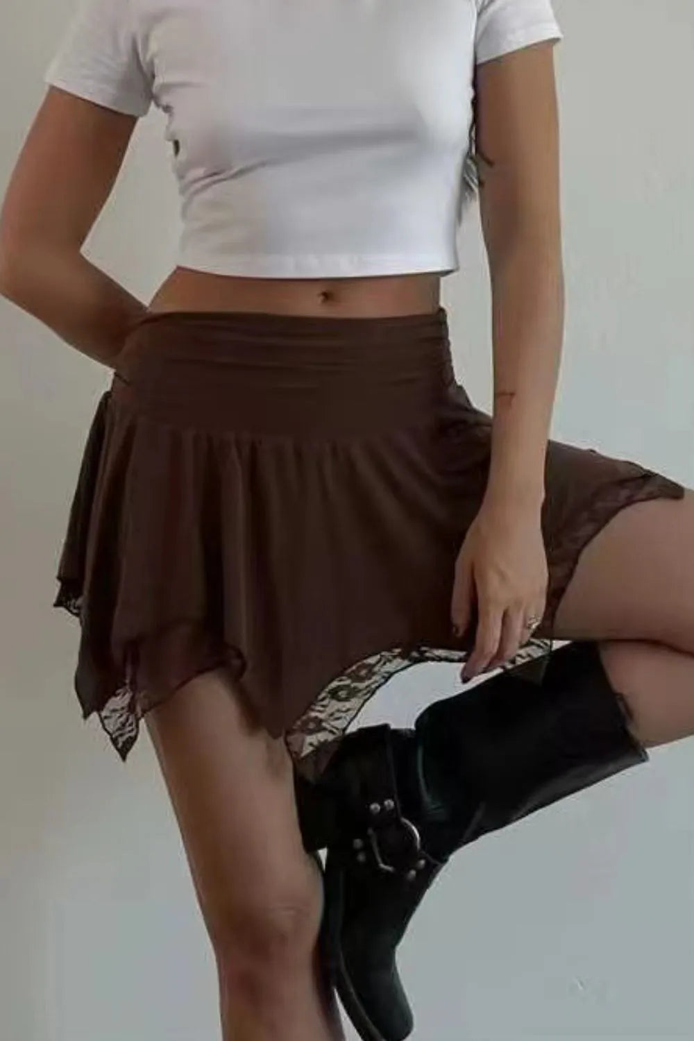 Lace Mini Skirt - Codrington Expressions 