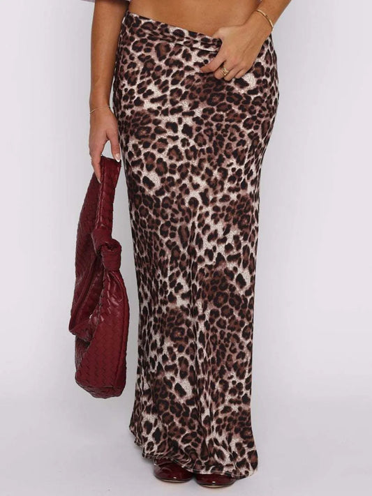 Leopard Maxi Skirt - Codrington Expressions 