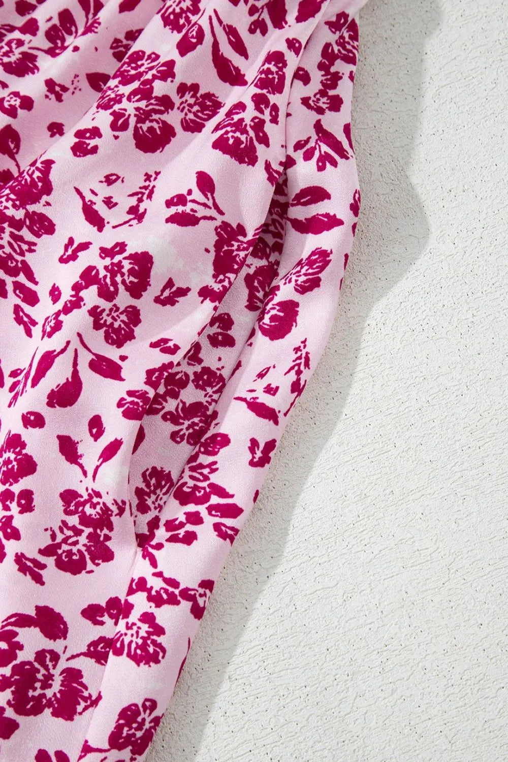 Floral Cutout Back Square Neck Maxi Dress - Codrington Expressions 