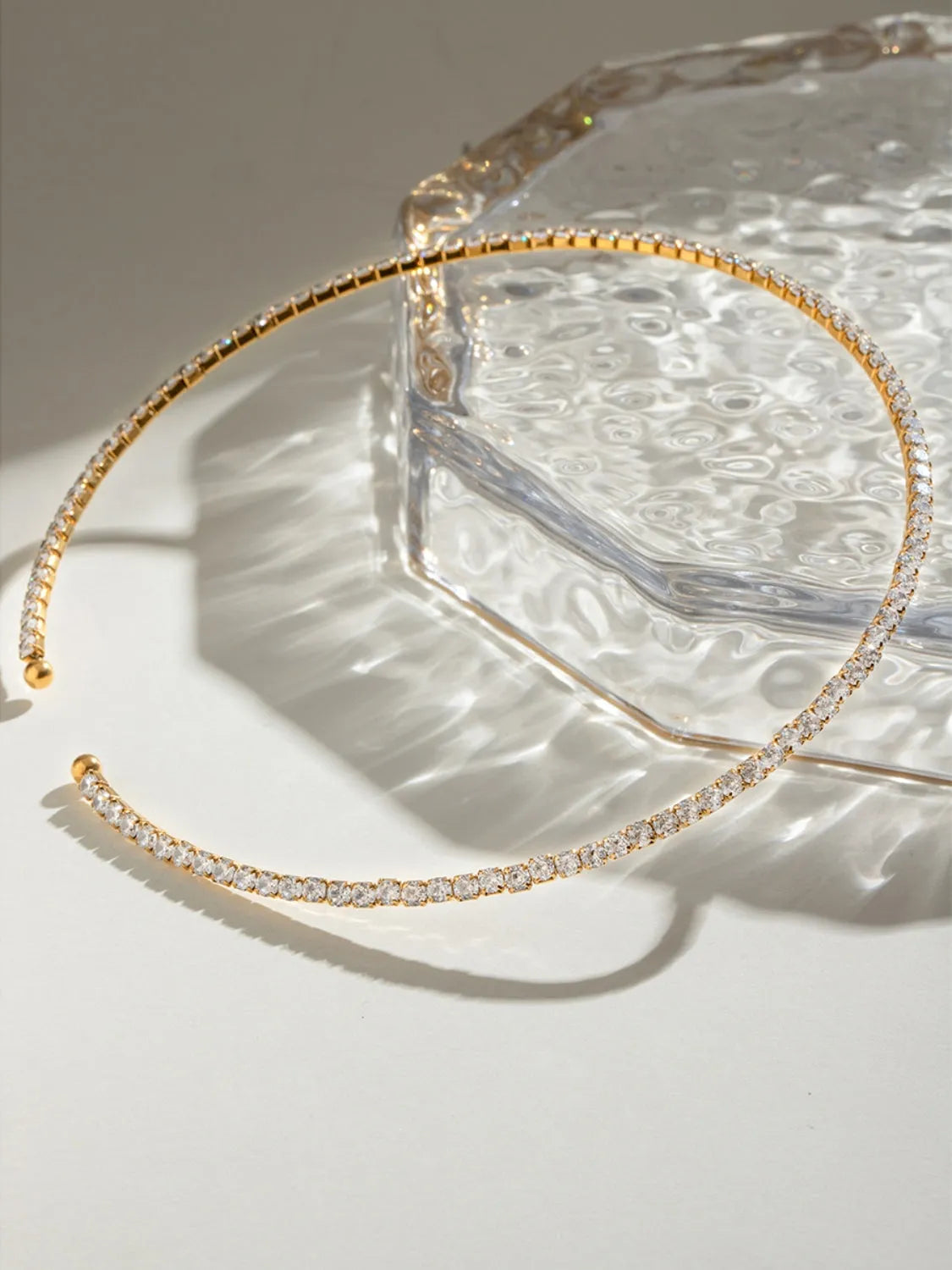 Stainless Steel Inlaid Zircon Necklace - Codrington Expressions 