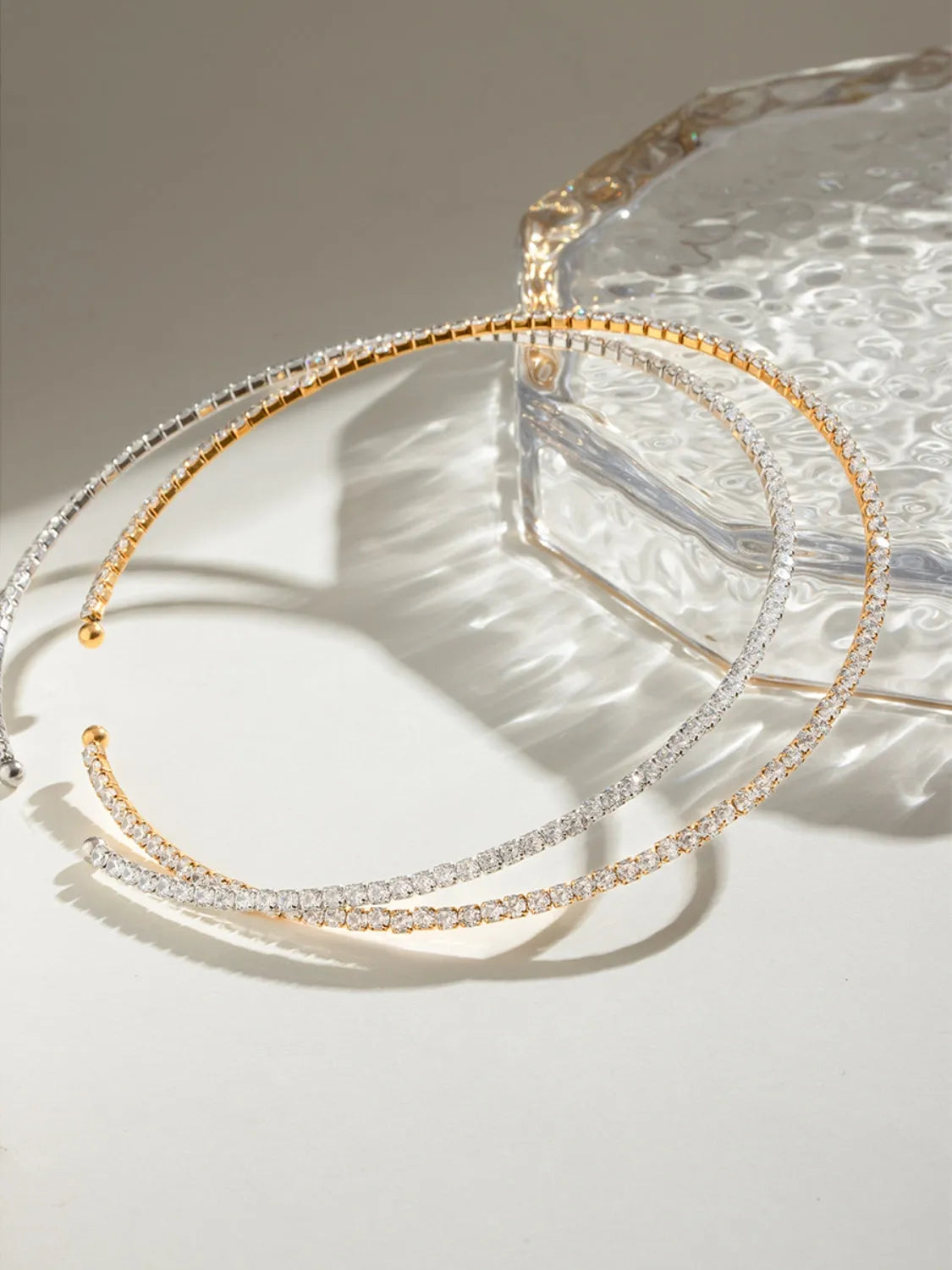Stainless Steel Inlaid Zircon Necklace - Codrington Expressions 