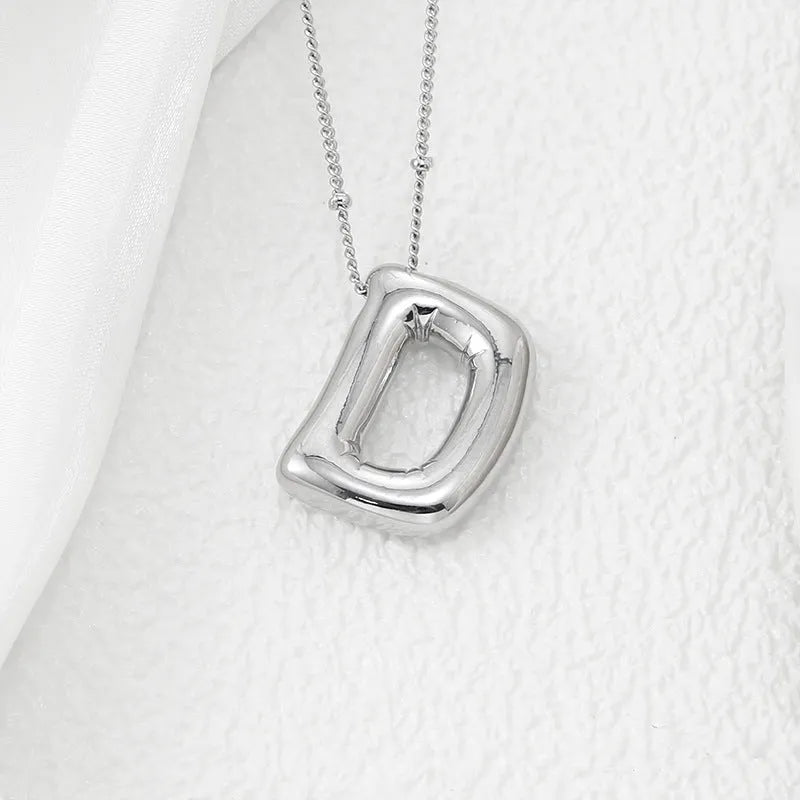 Copper Bubble Letter Pendant Necklace - Codrington Expressions 
