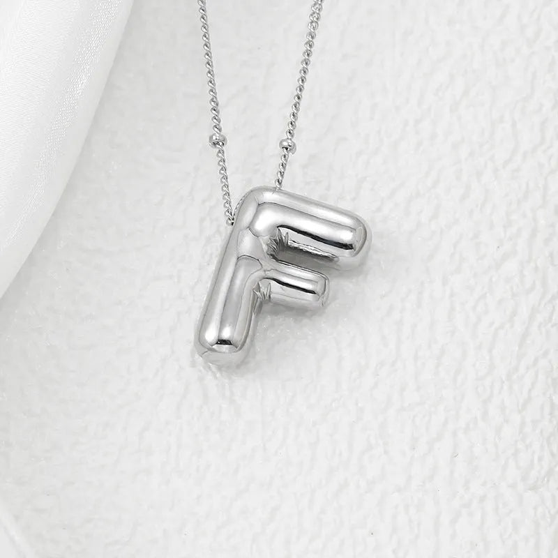 Copper Bubble Letter Pendant Necklace - Codrington Expressions 