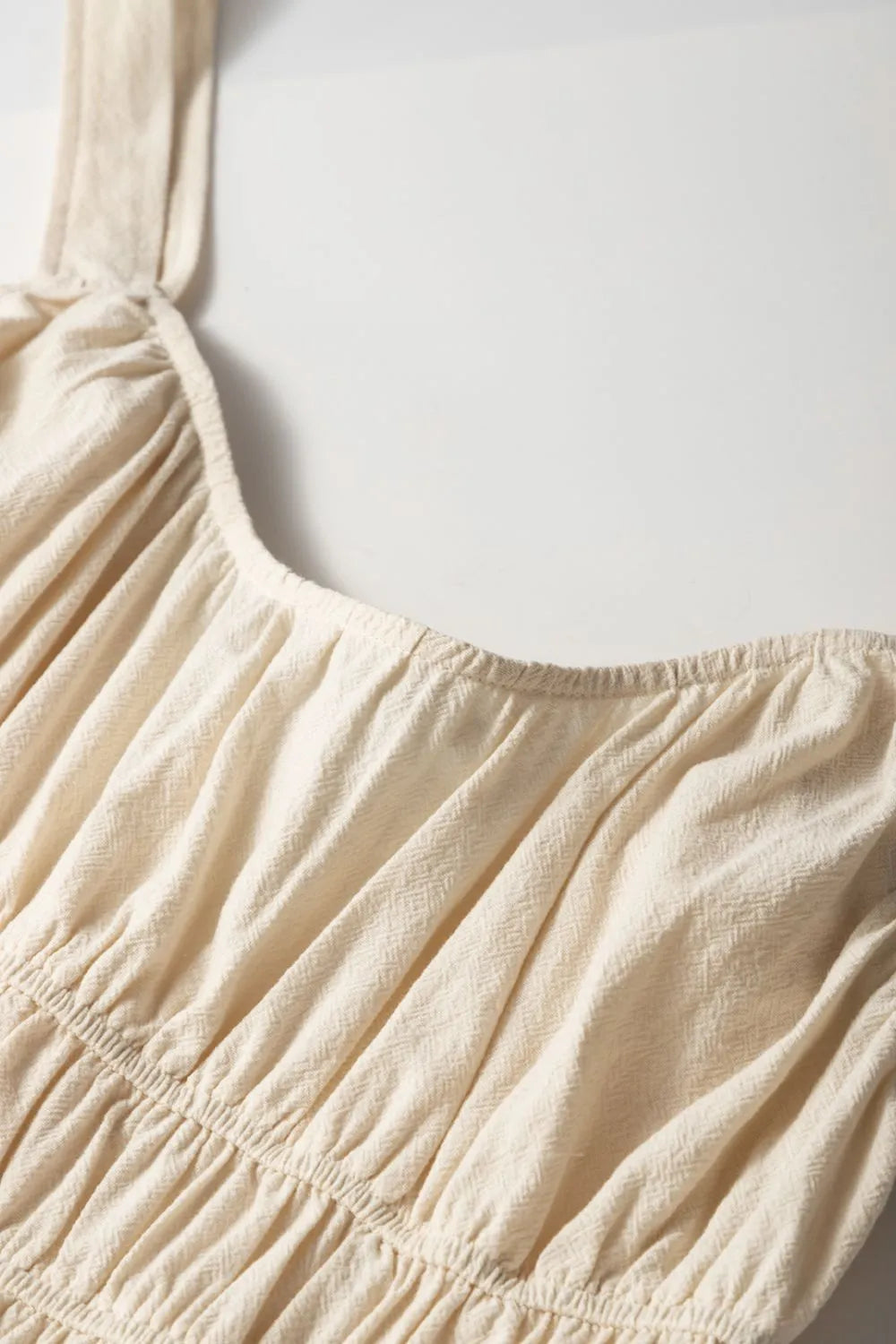 Ruched Sleeveless Wide Leg Jumpsuit - Codrington Expressions 